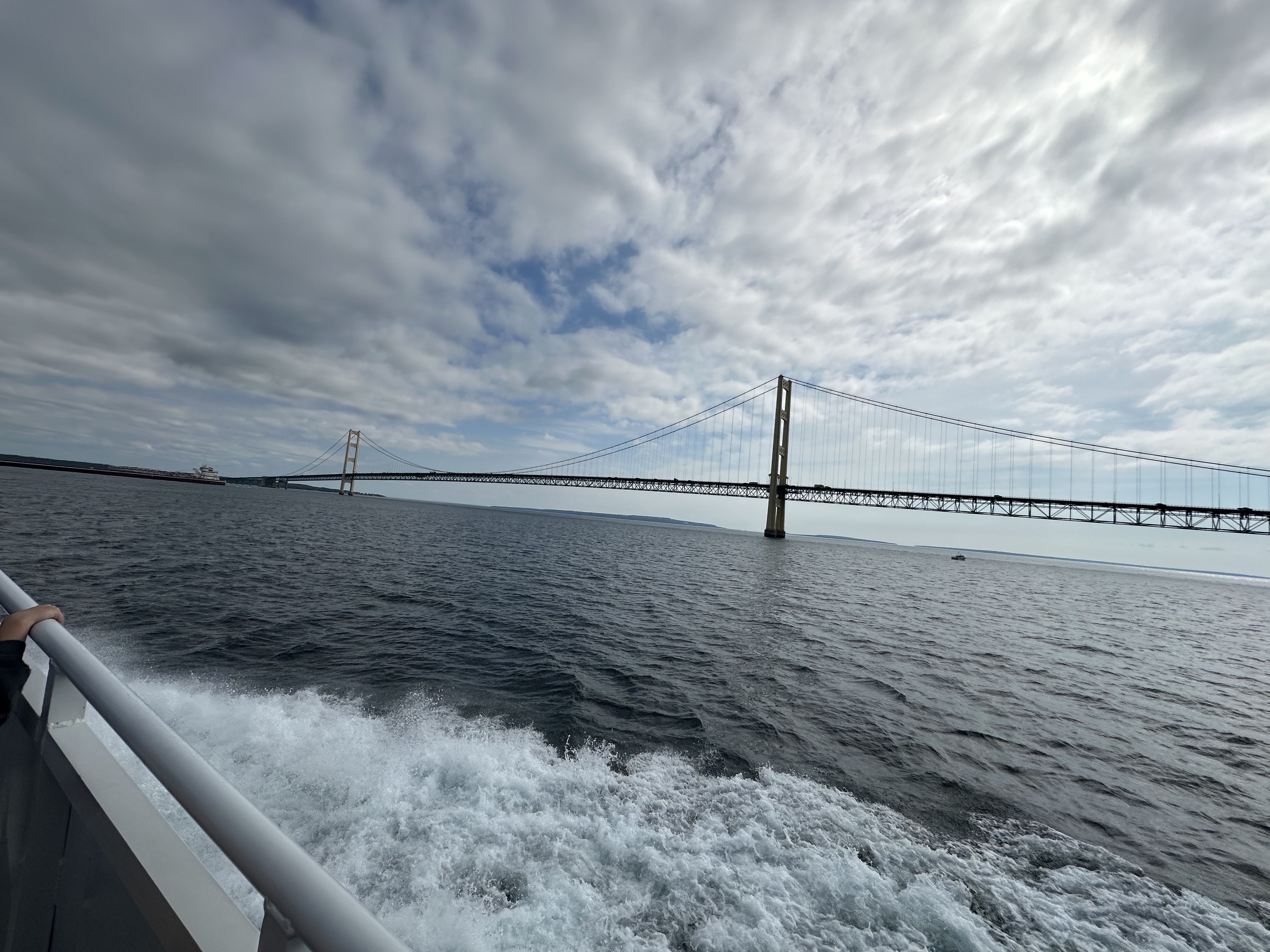 View from the water of “the bridge” 