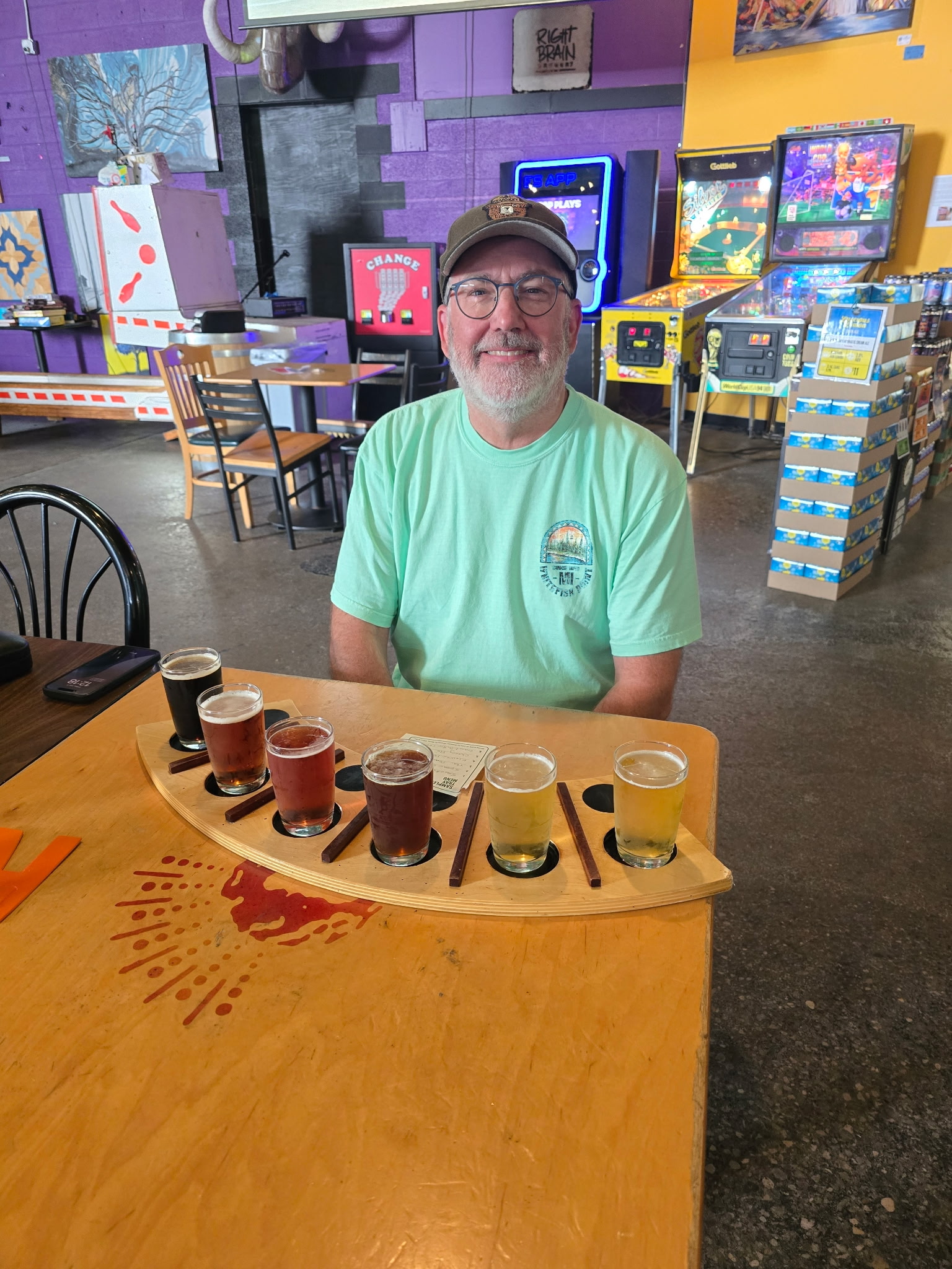 It might look like a daunting task …. but I managed to drink them all!