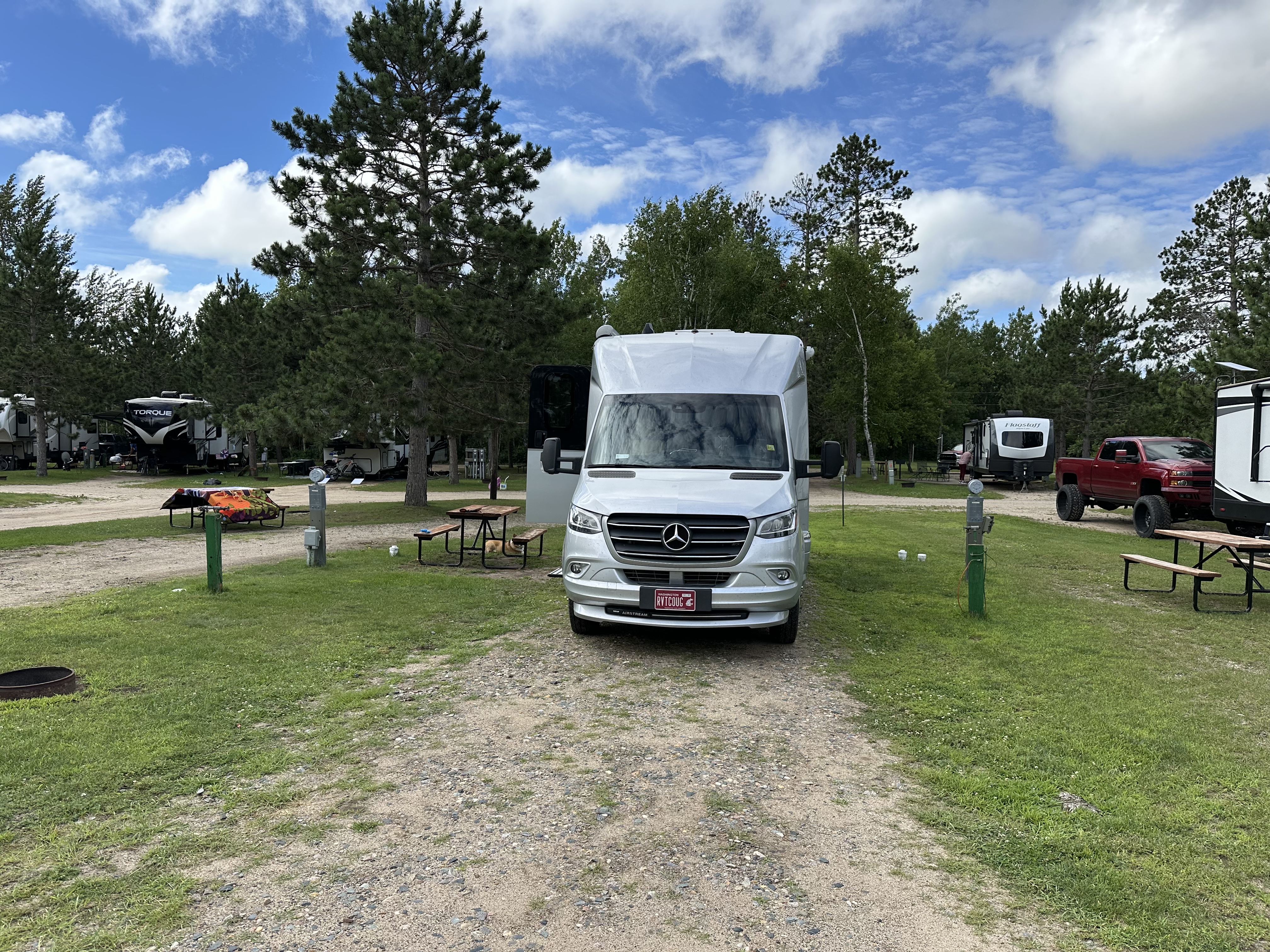 We woke up to nice travel weather in Bemidji