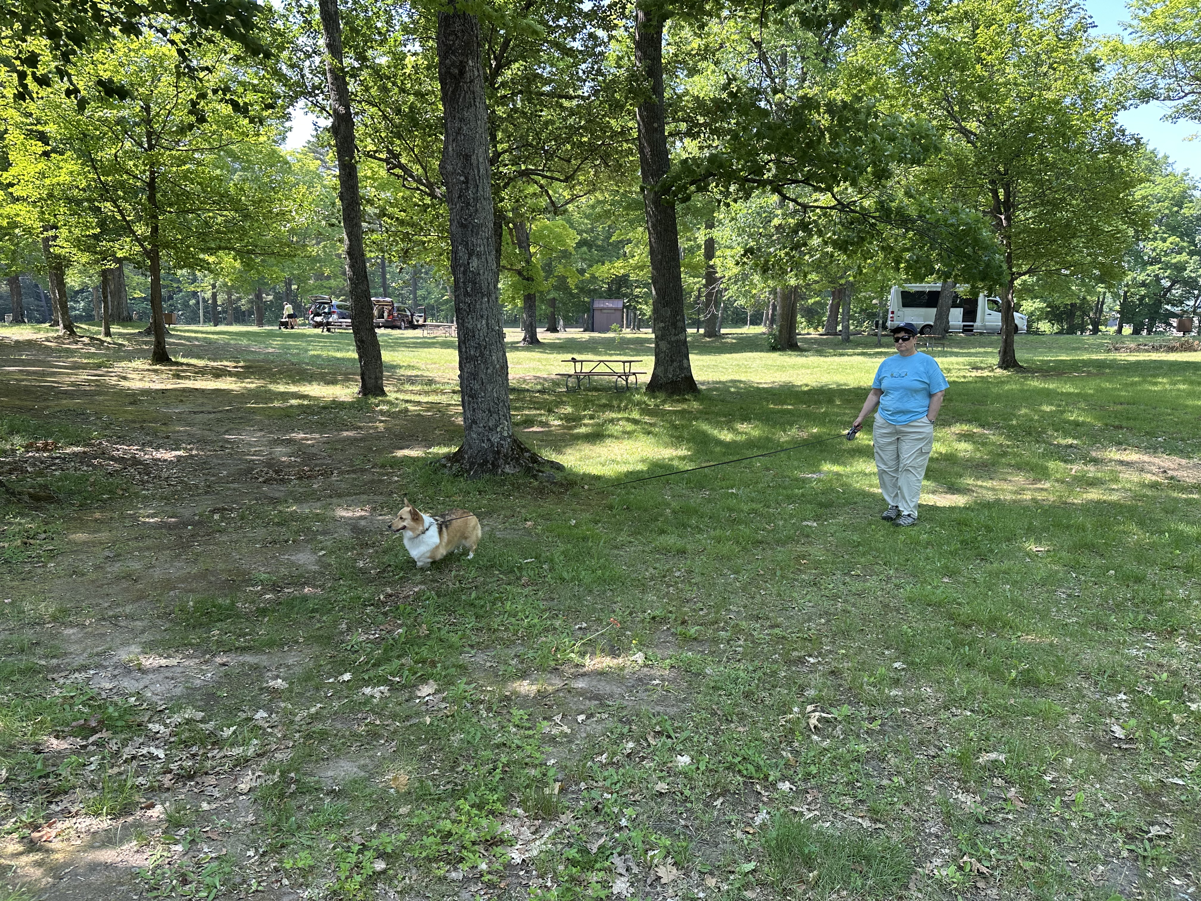 Noel and Aurora enjoying Twin Lakes State Park 