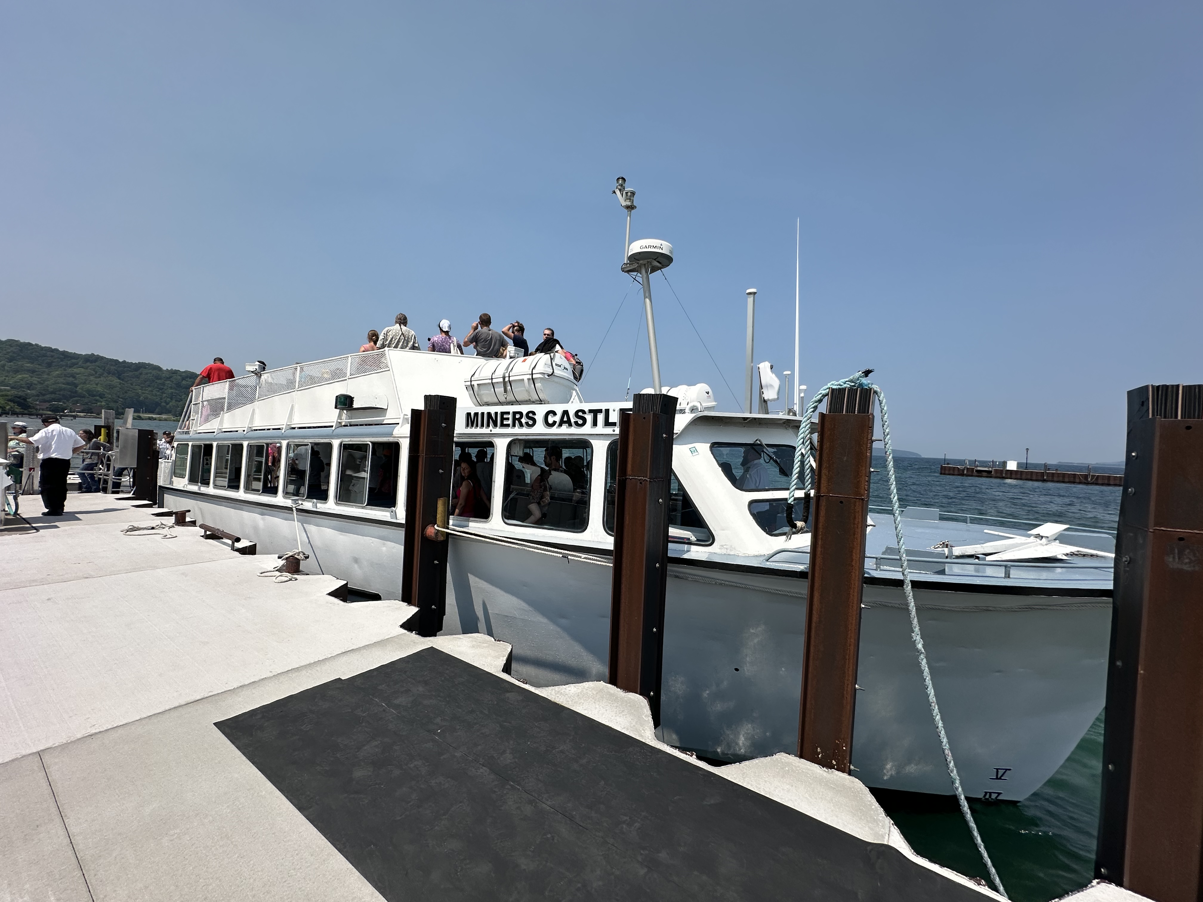 We boarded the “Miners Castle” for a 2.5 hour tour in Lake Superior