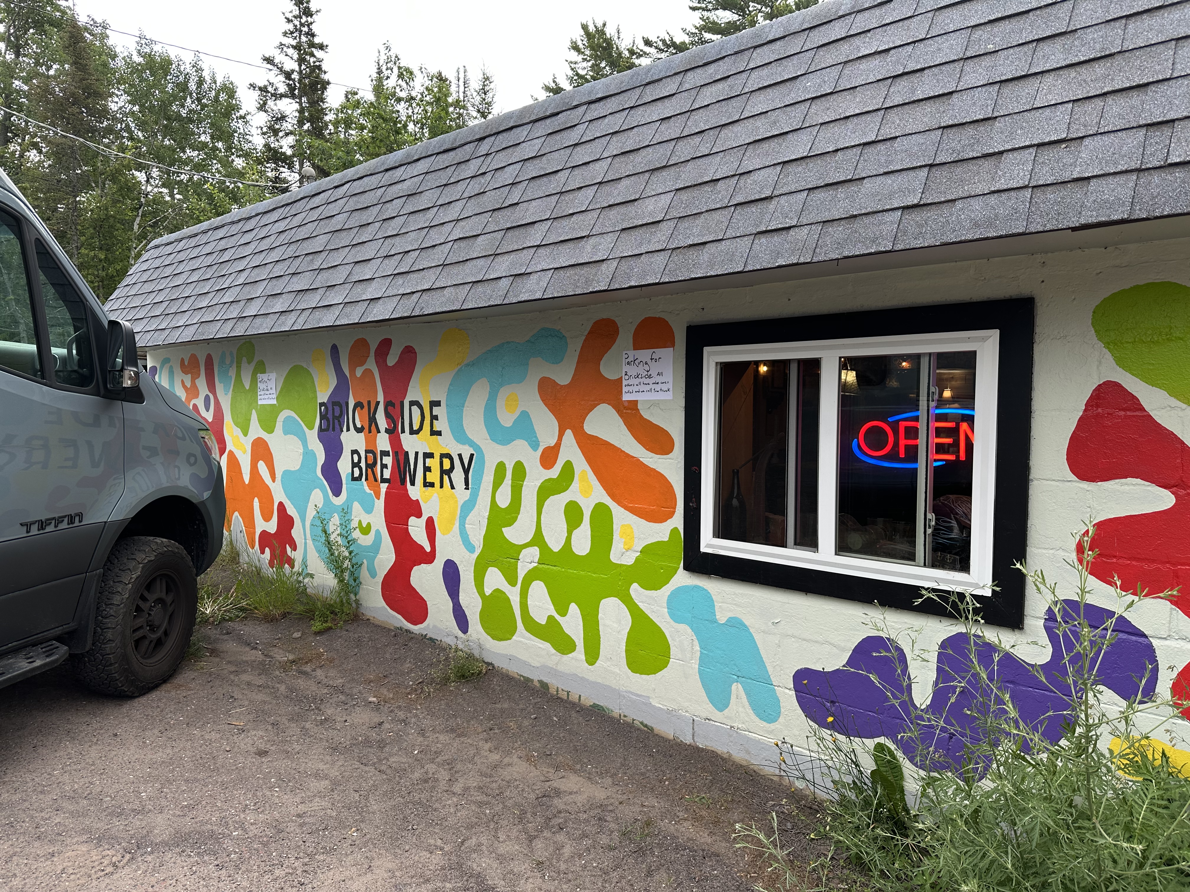 A small local Copper Harbor brewery - Brickside Brewery