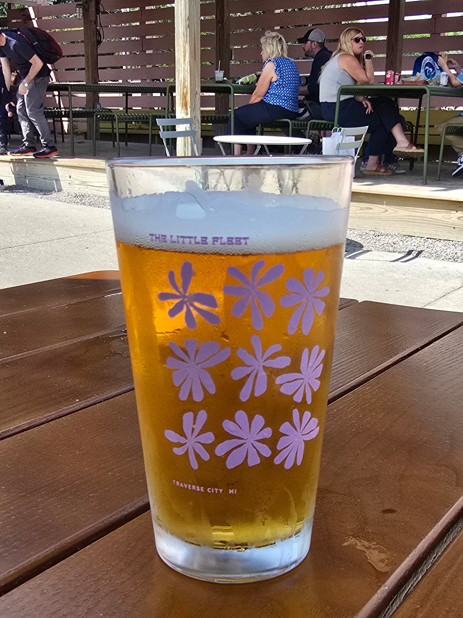 I enjoyed a Kolsch from Little Fleet 