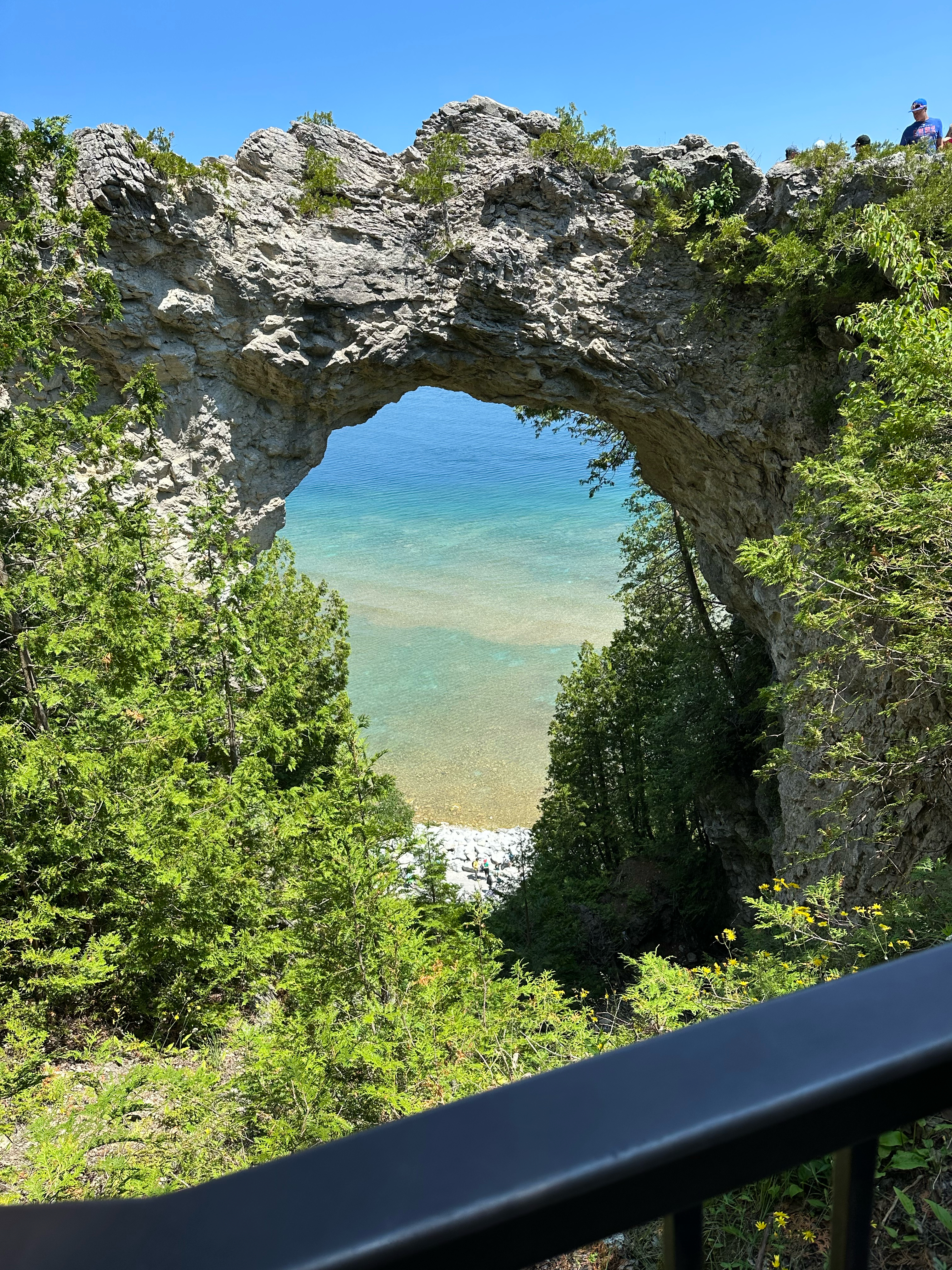 “Arch Rock” on Mackinac Island - part of the tour