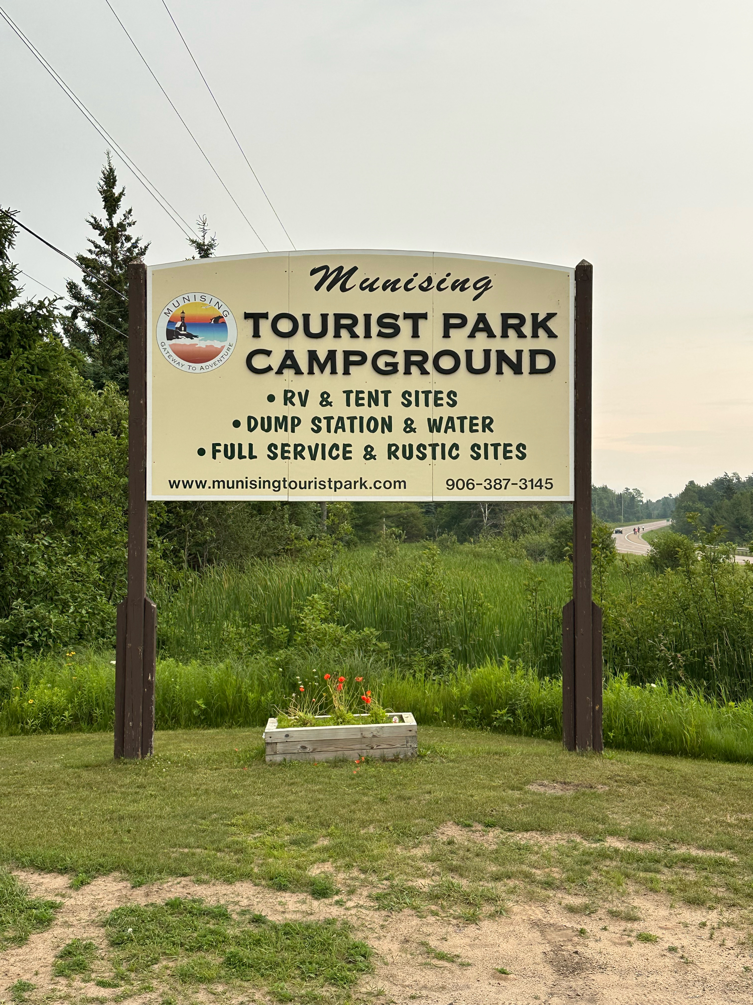We enjoyed staying at Munising Tourist Park Campground in Munising, Michigan 