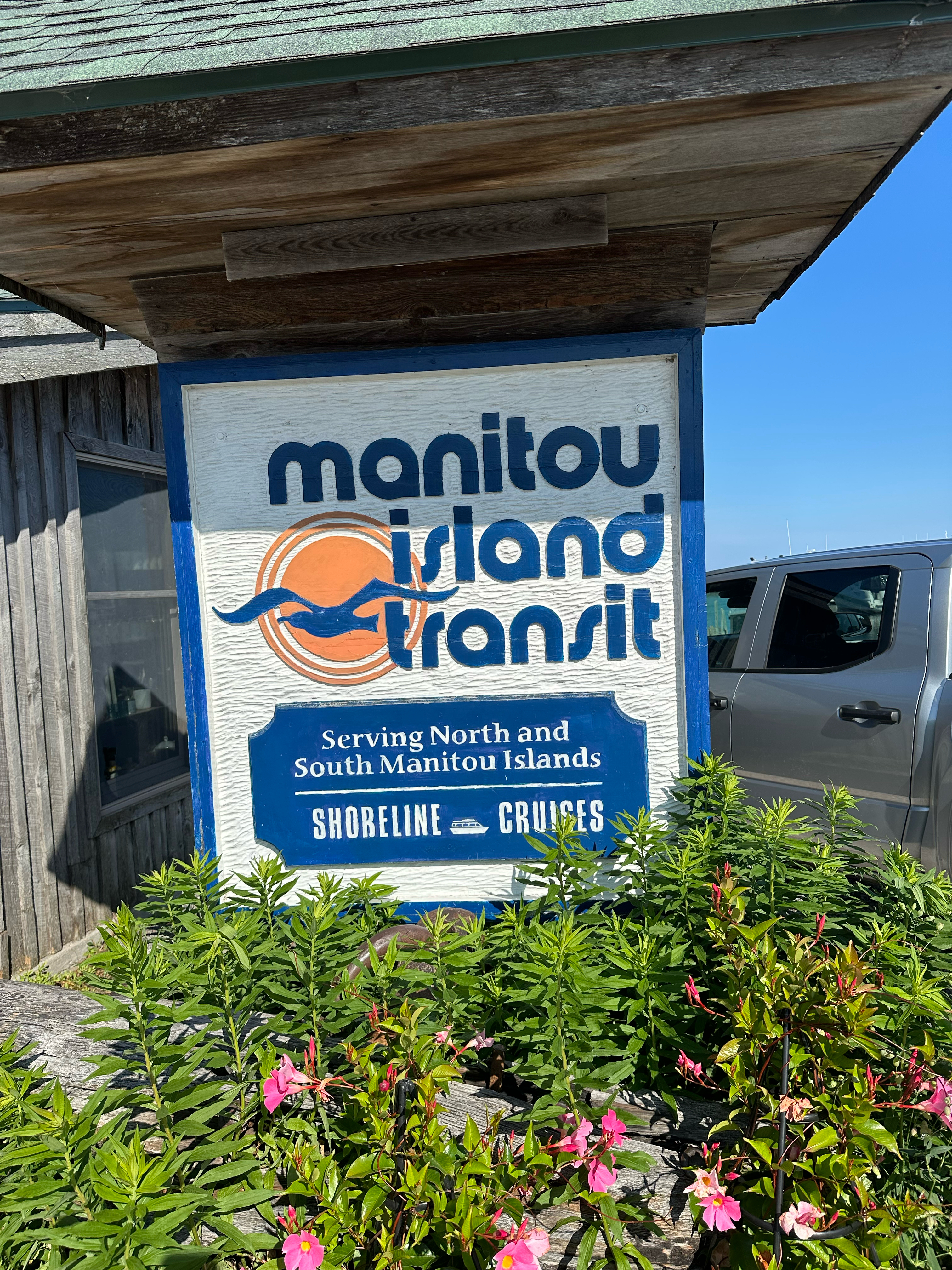 We took the Manitou Island Ferry both to and from South Manitou Island 