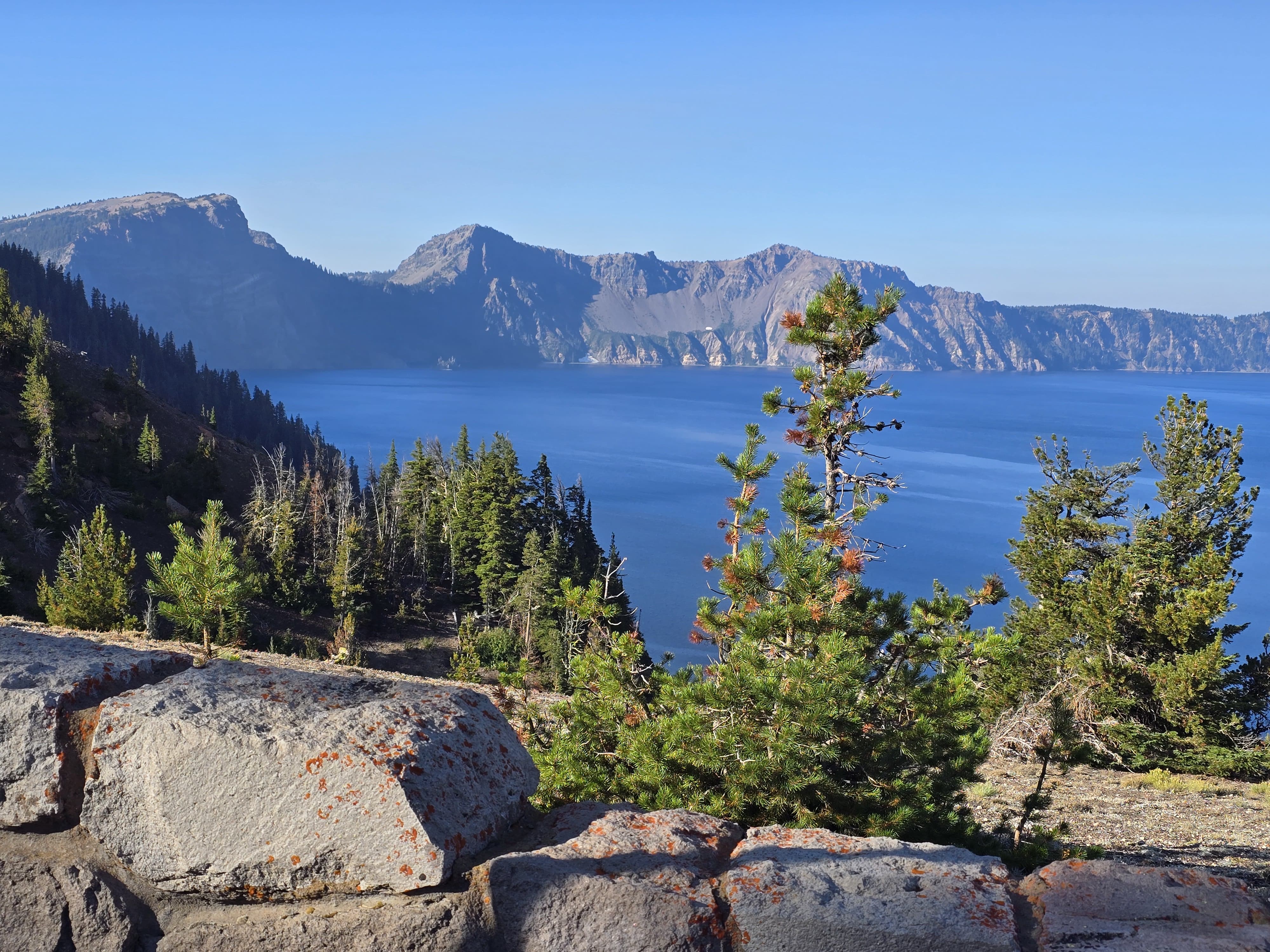 Crater Lake on our Ride the Rim trip