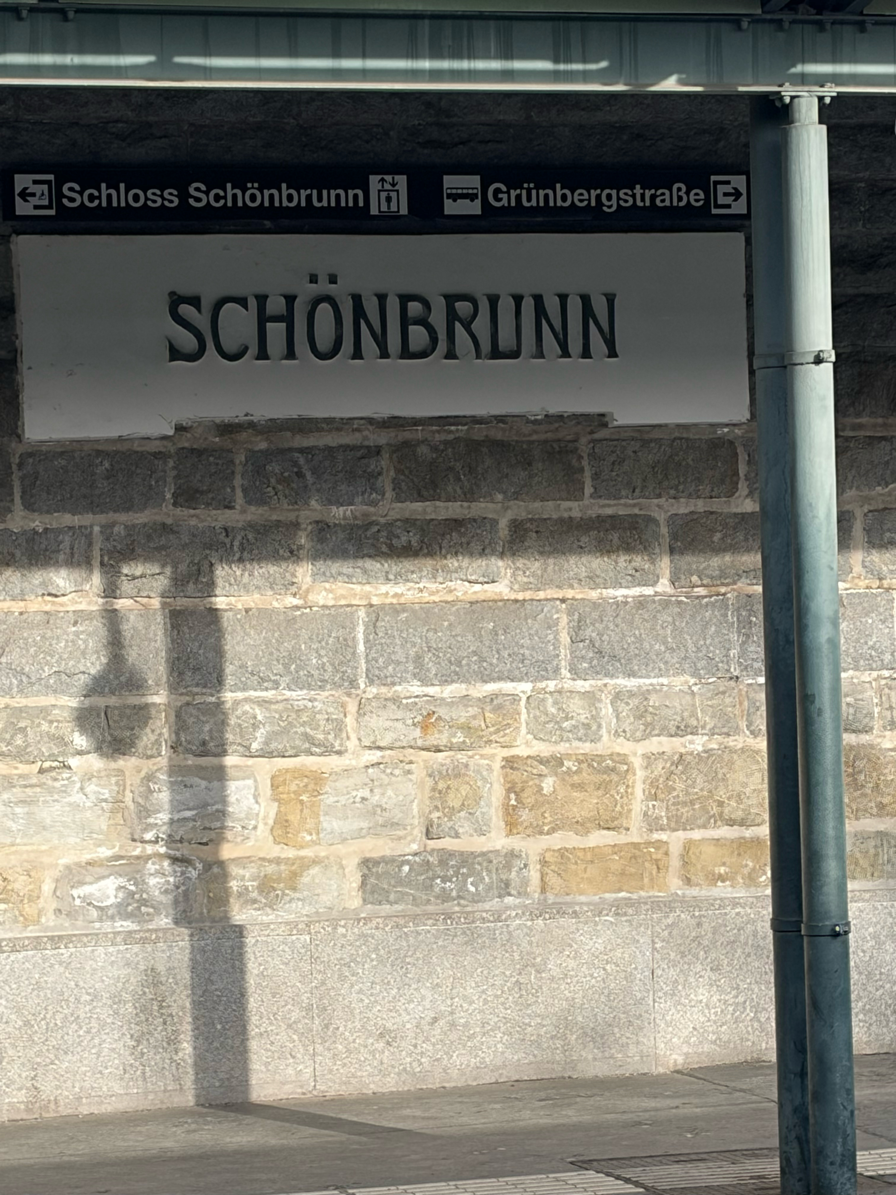 The Schonbrunn stop was were we got off the train to see the Summer Palace. 