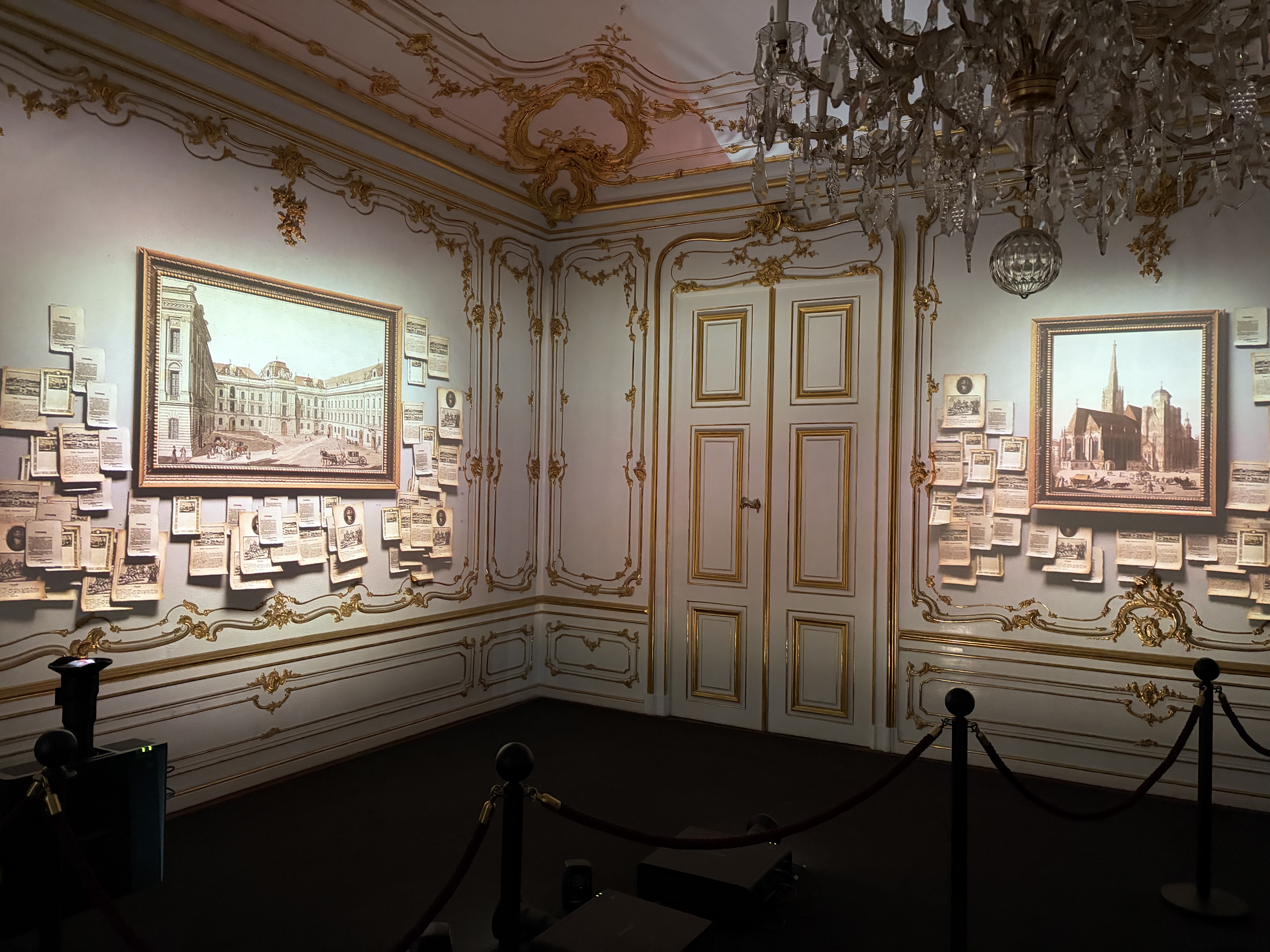 The same room as before - this is what the display looked like upon entering the room … 