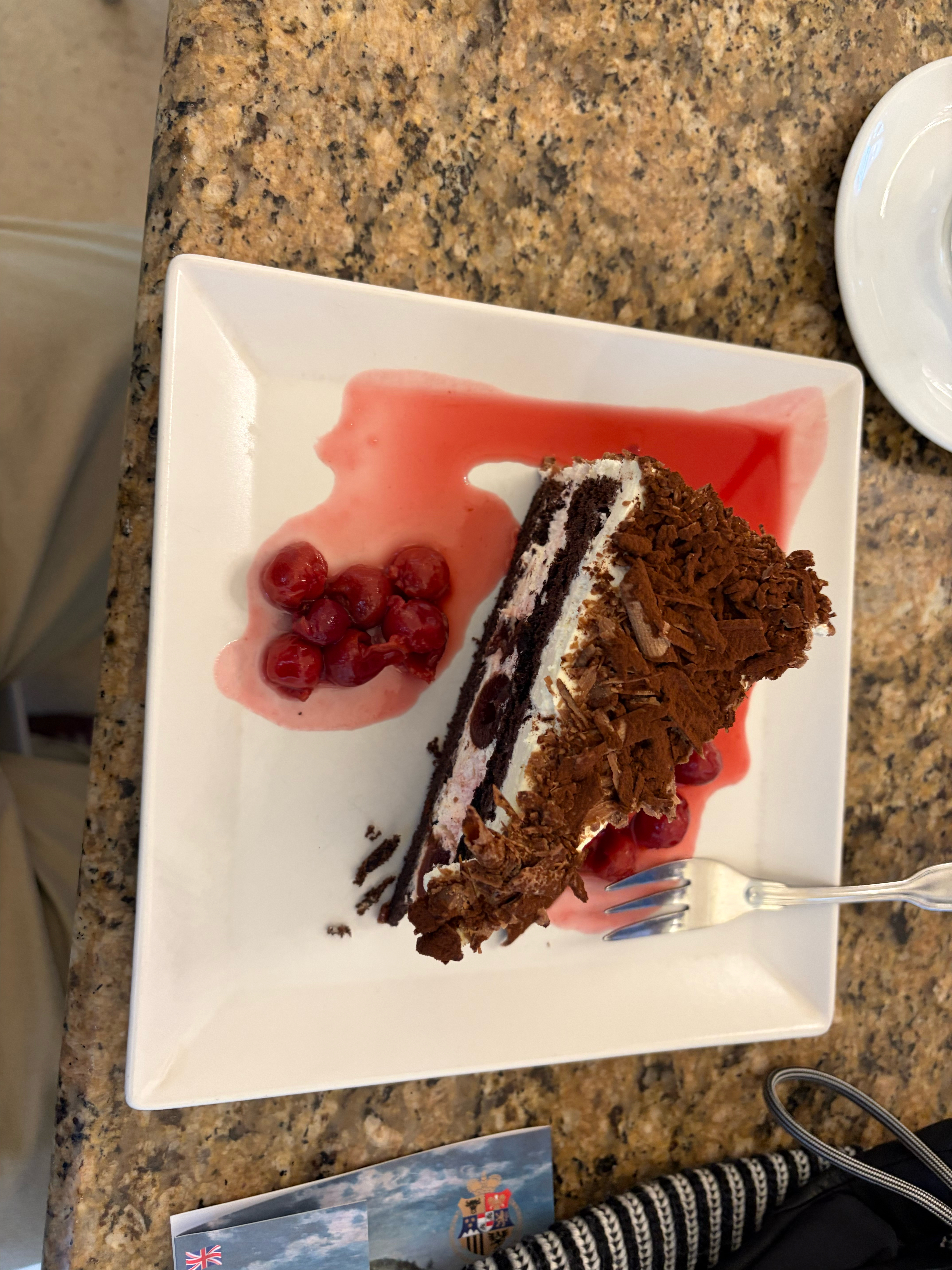 The Black Forest Cake was excellent! 