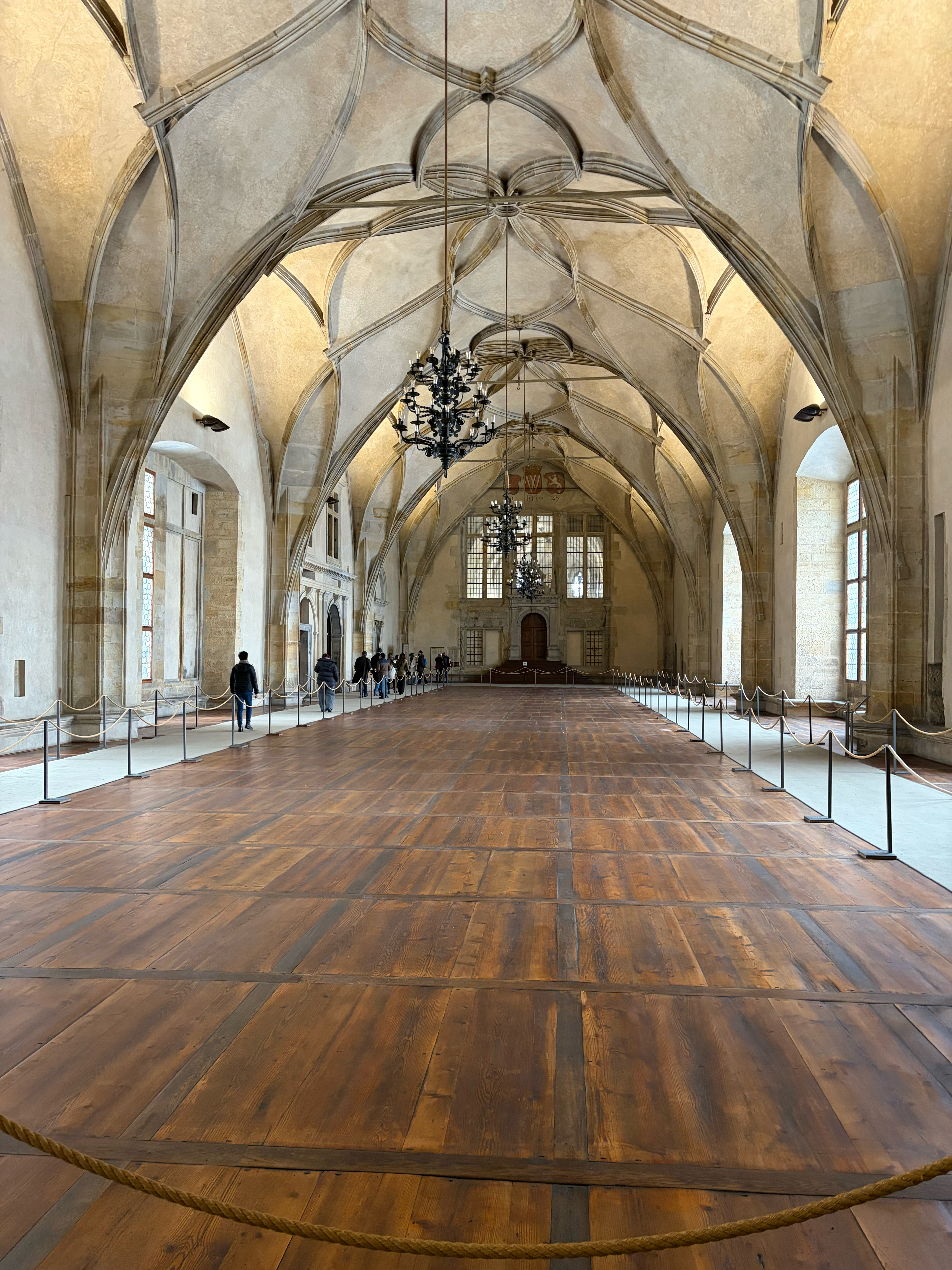 This is the Great Hall where countless Kings were crowned - and it is still used by the President of Czechia for the awarding of state honors 