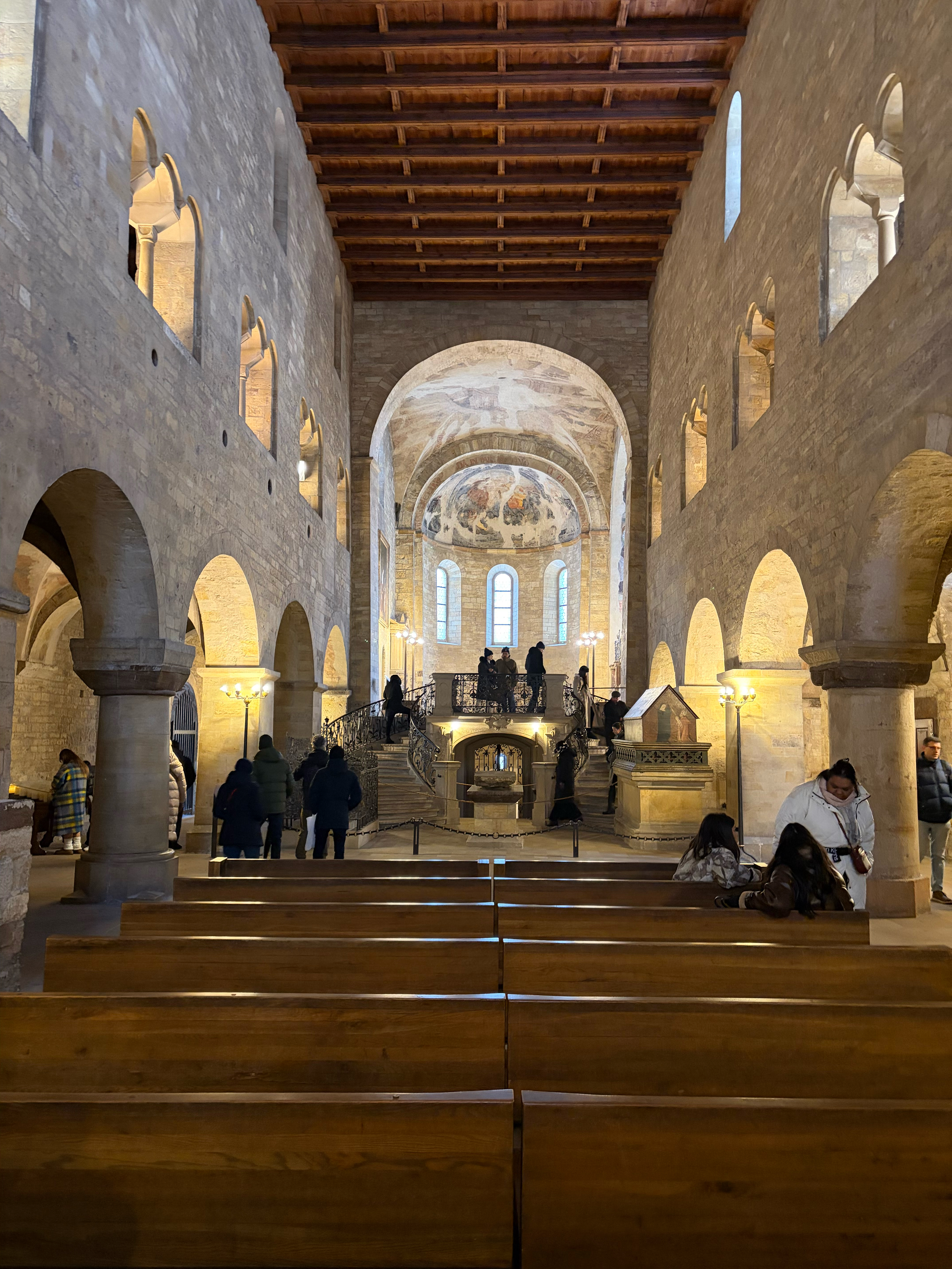 An inside view of St. George Basilica 