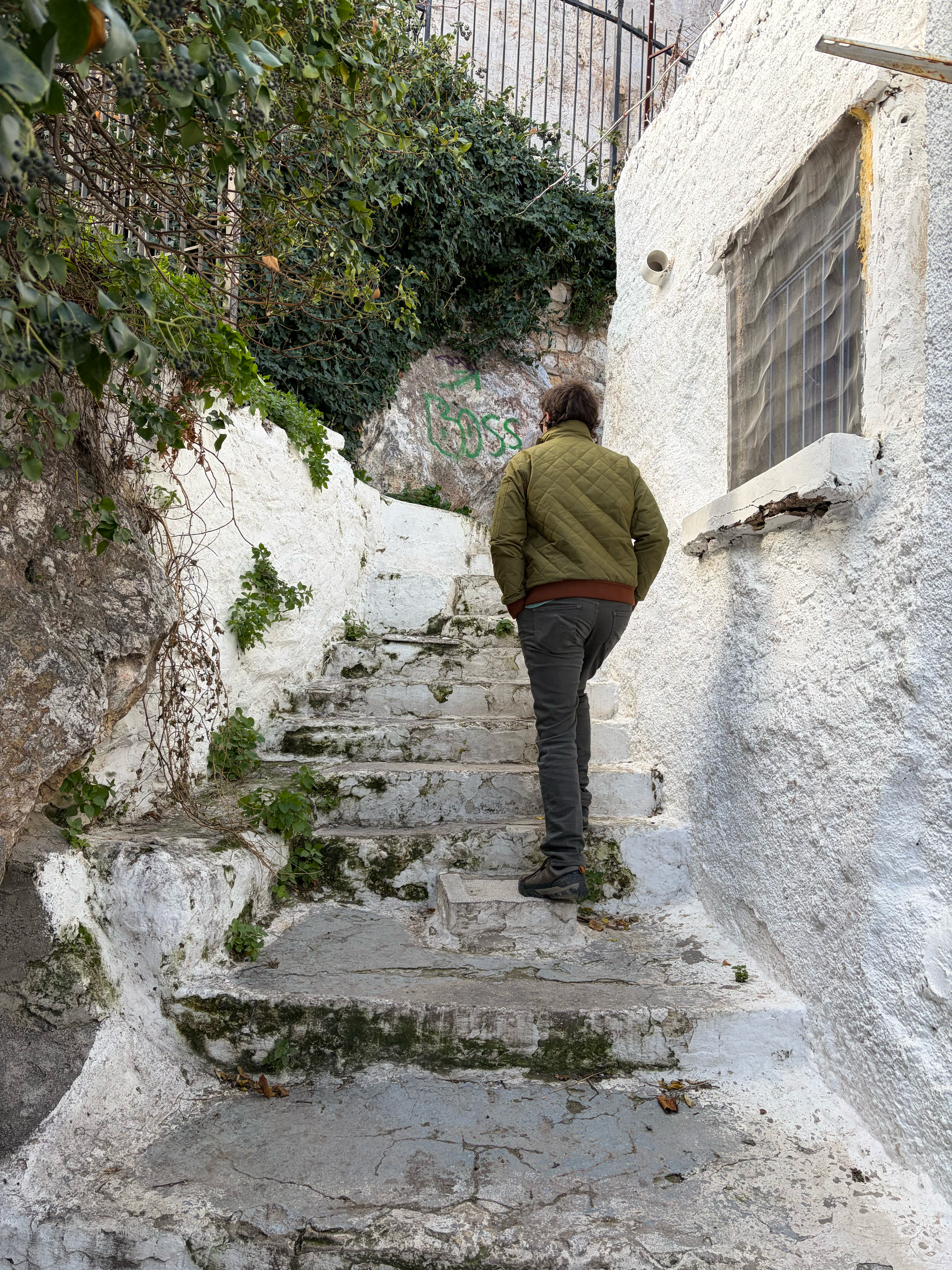 Walking through the small homes in Anafiotika neighborhood was like stepping back in time. 