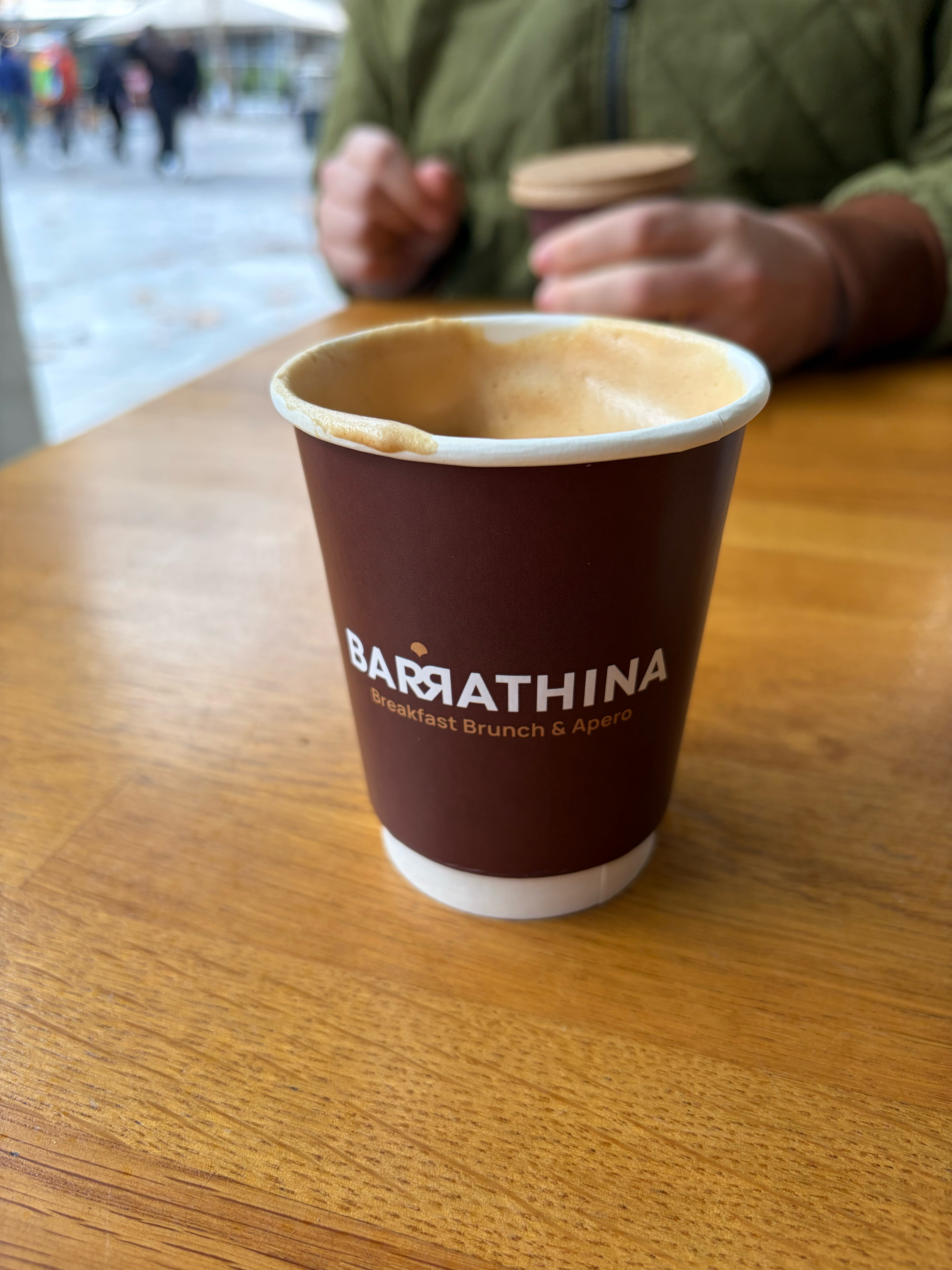 I always have time for the European version of a Flat White with streamed milk and espresso 