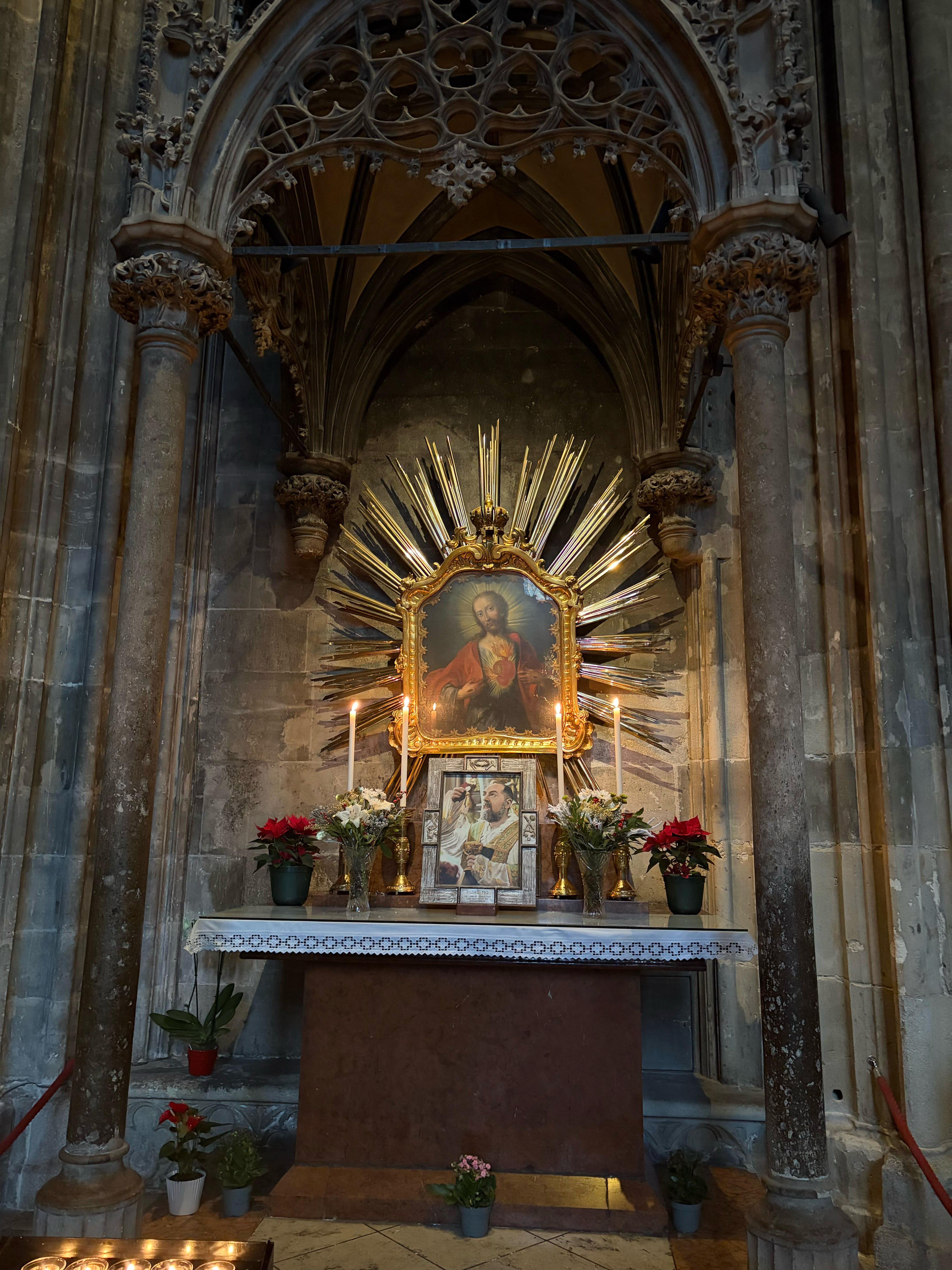 The artwork and religious artifacts were stunning