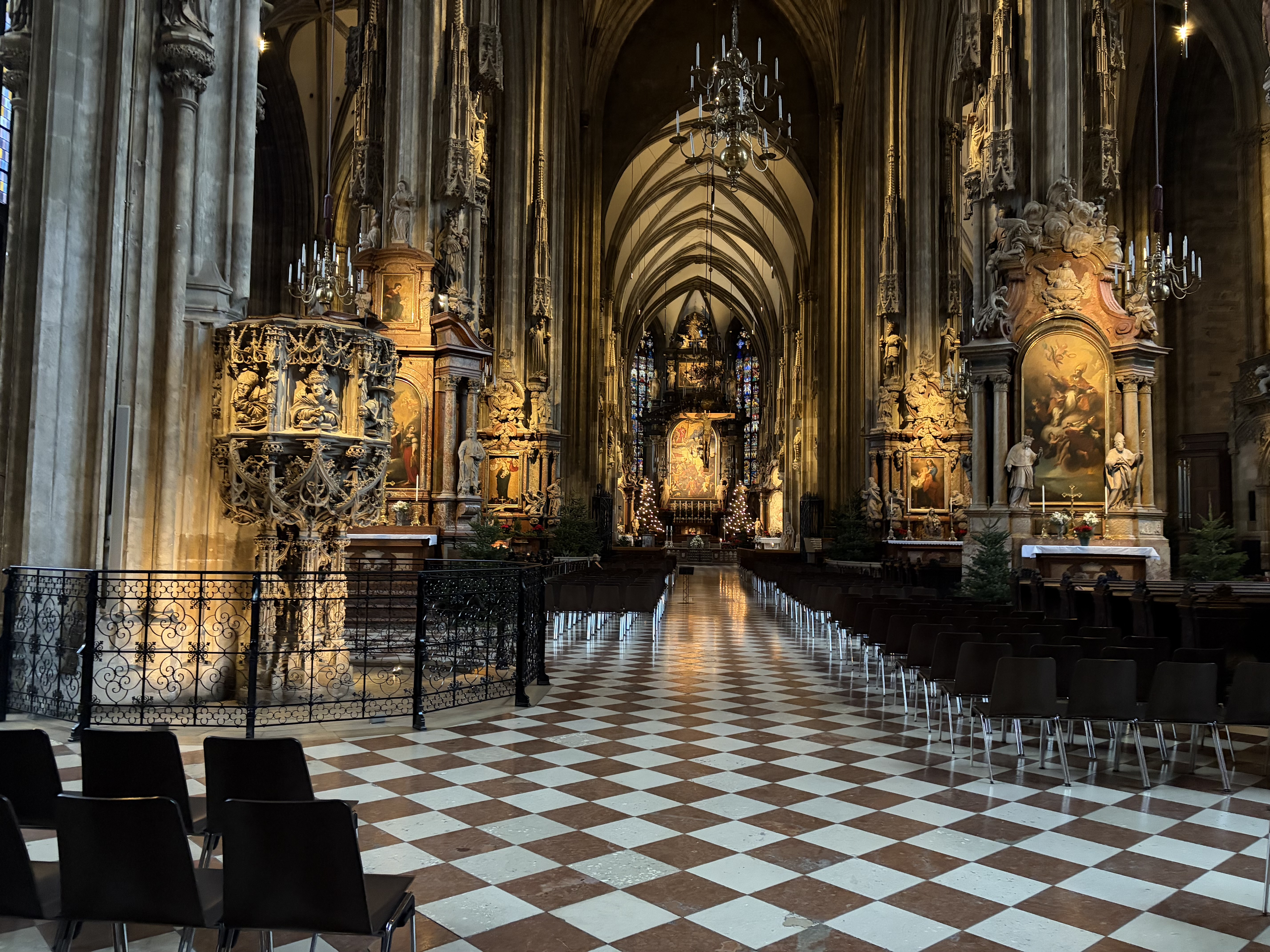 It is more than 100 yards long - the inside of St. Stephen’s is magnificent 