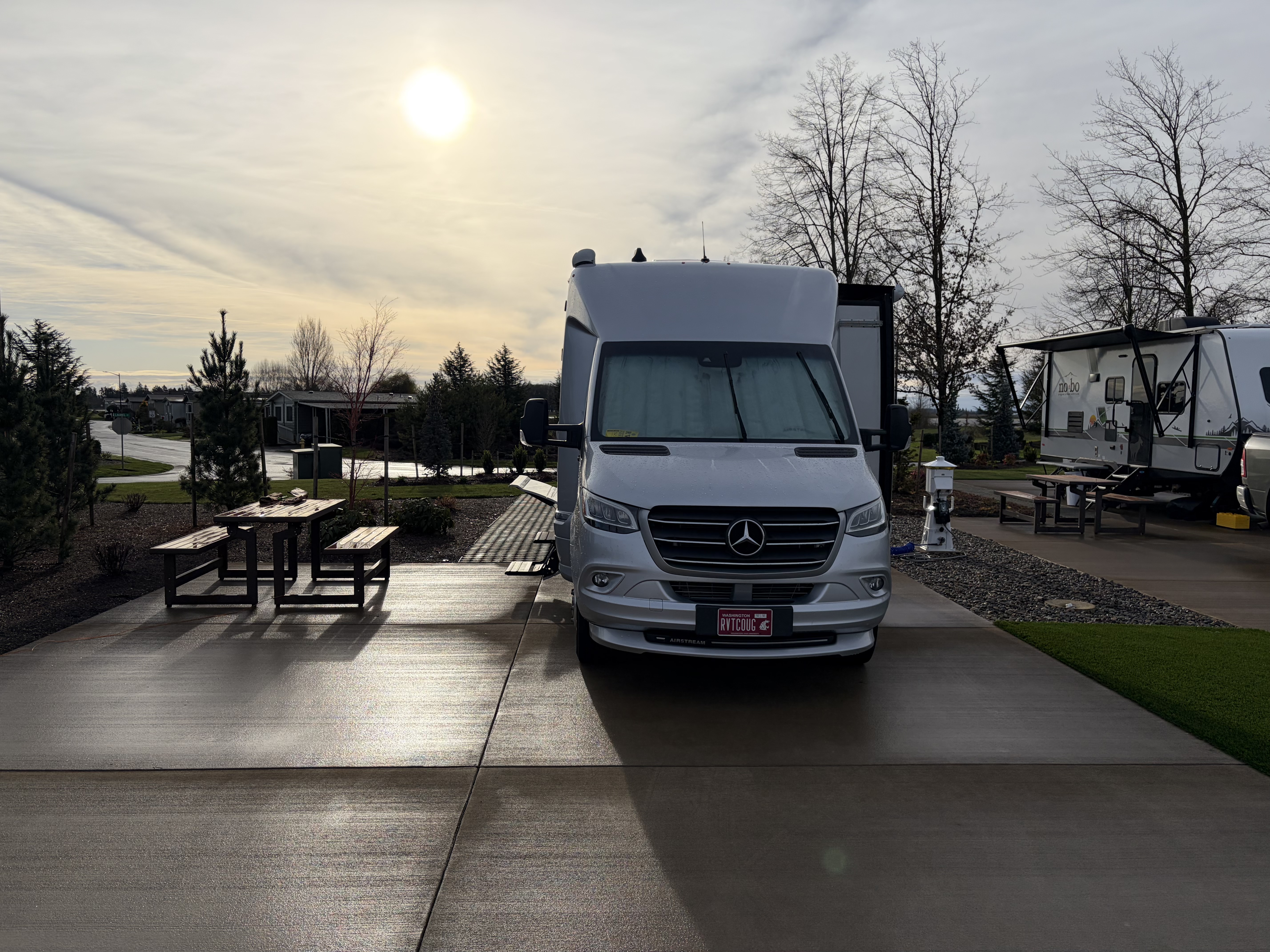 Our spot at Olde Stone RV Park 