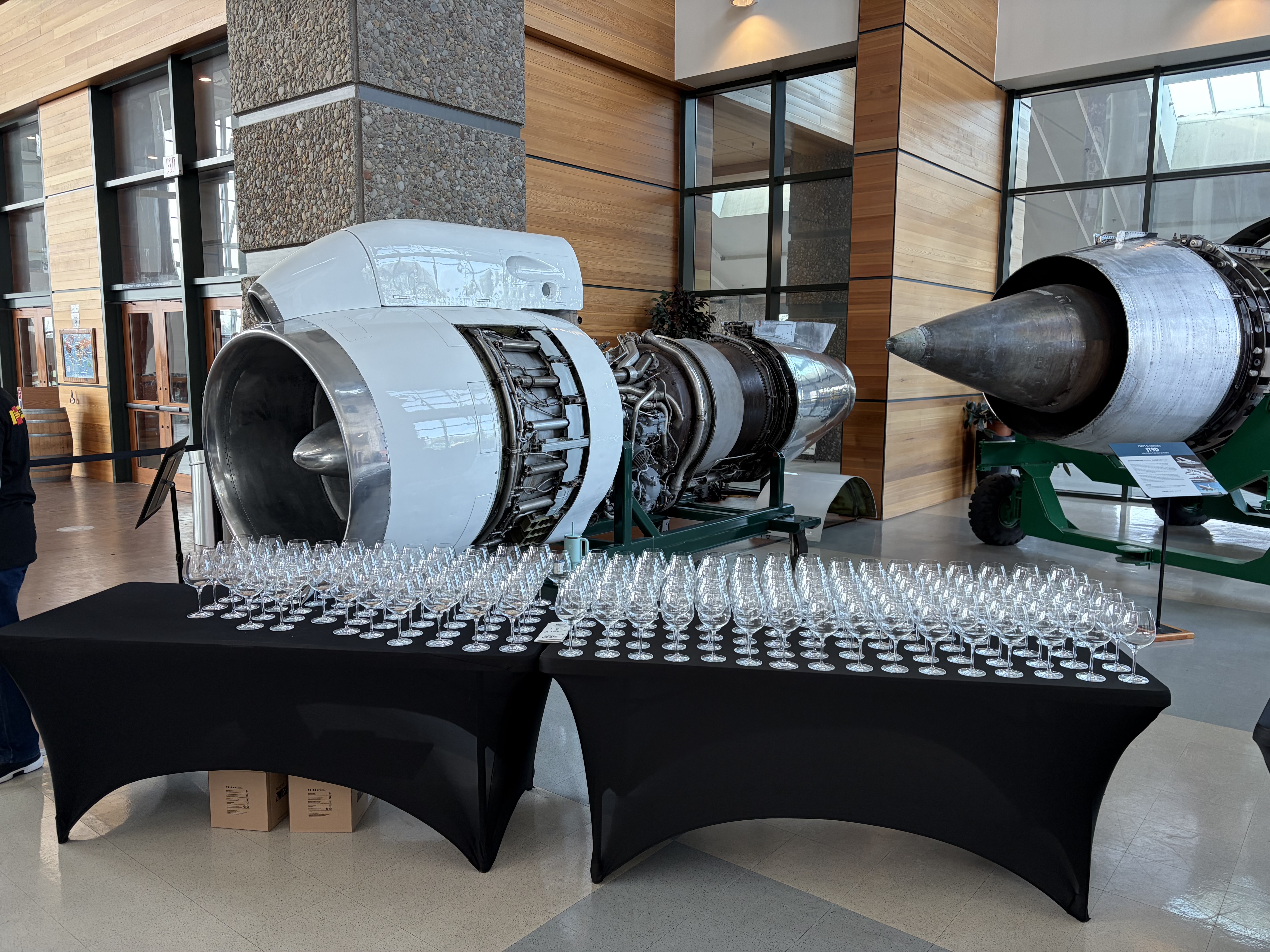 Just a few empty glasses! 