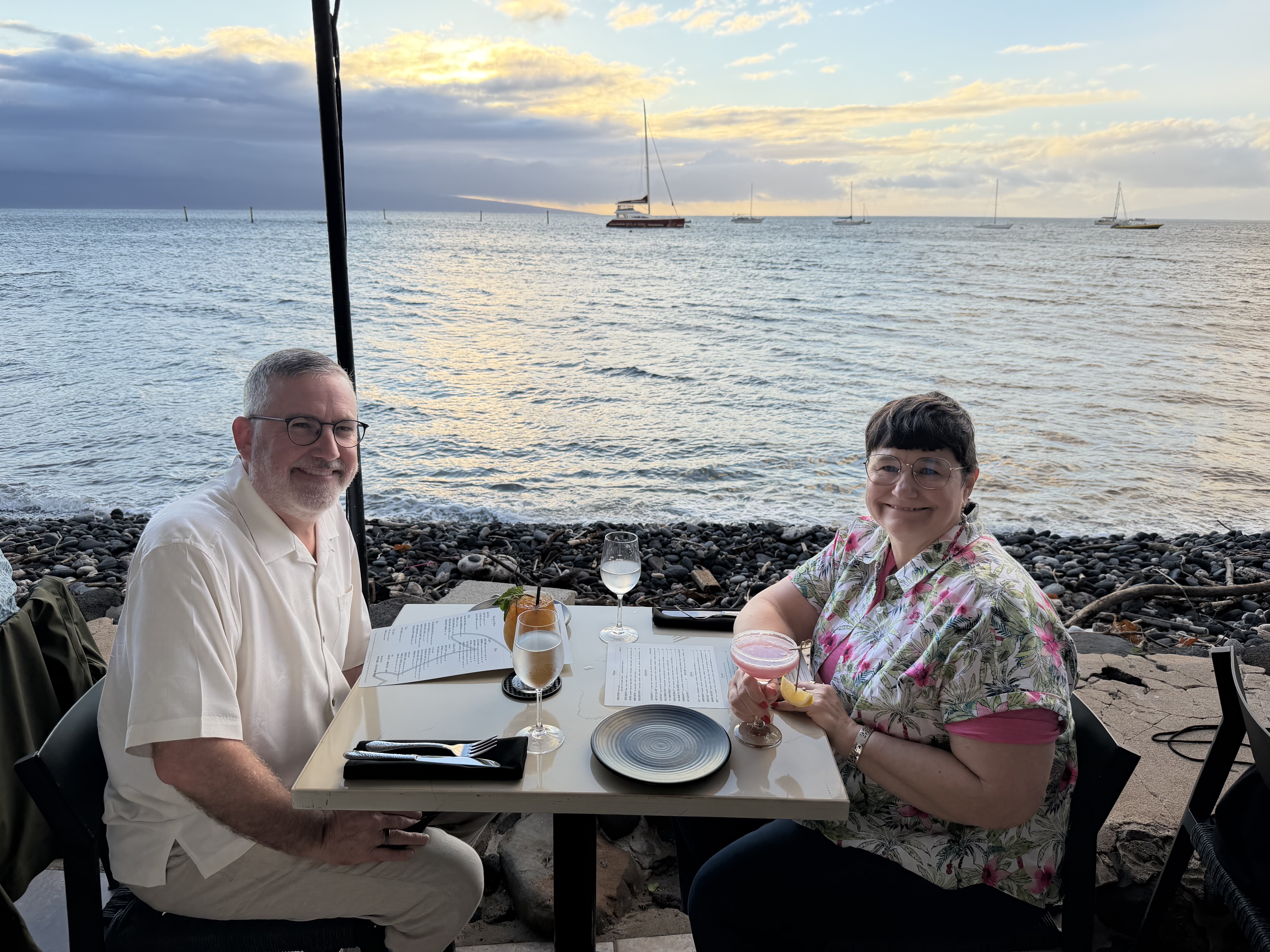 The table by the water made for a fantastic dining experience!