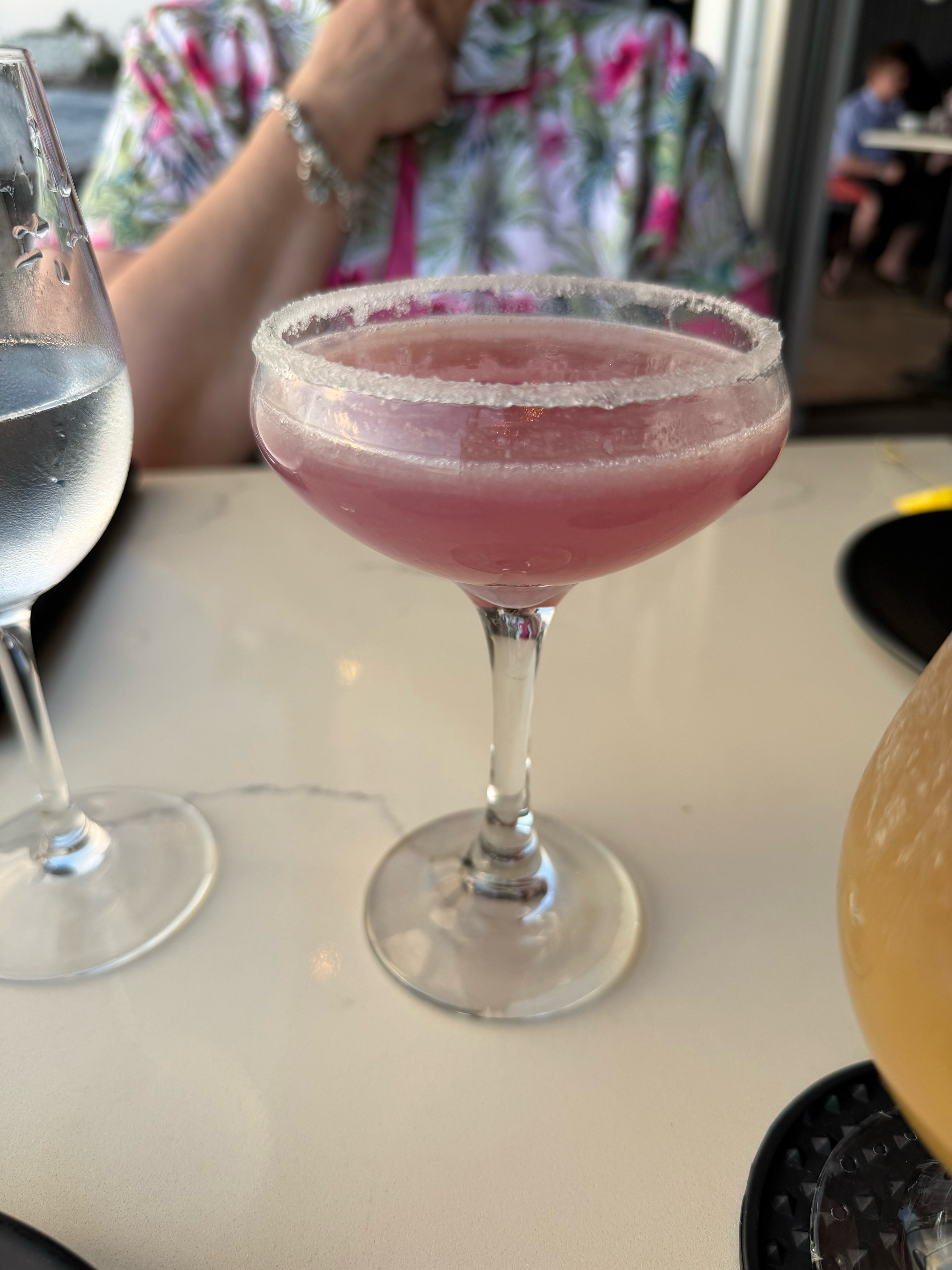 The Bees Knees had Empress 1908 Gin - one of Noel’s favorites - and Lavender Honey.