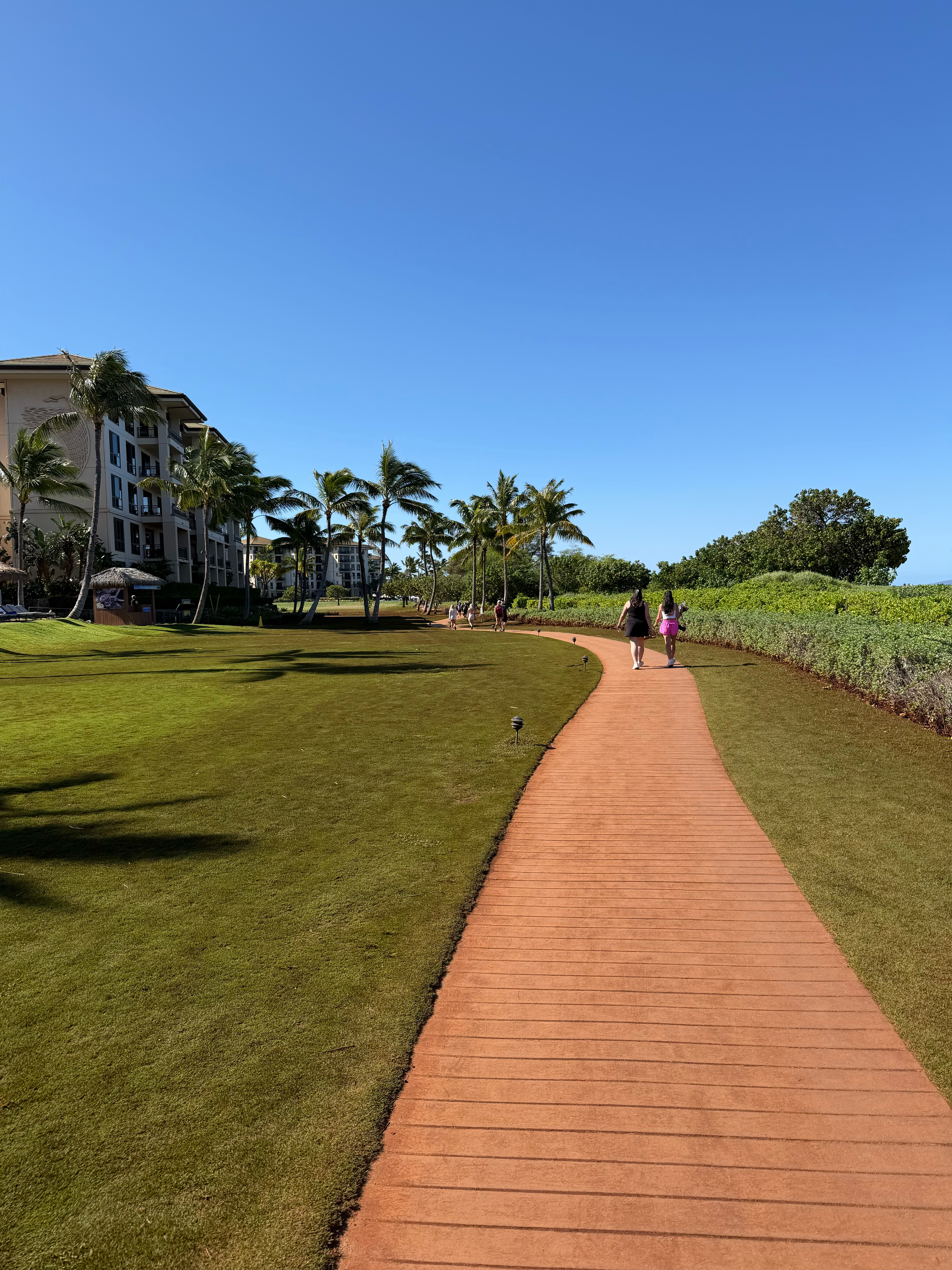 After it rains - there is red clay residue everywhere - but the board walk is a terrific way to stay out of the mud.