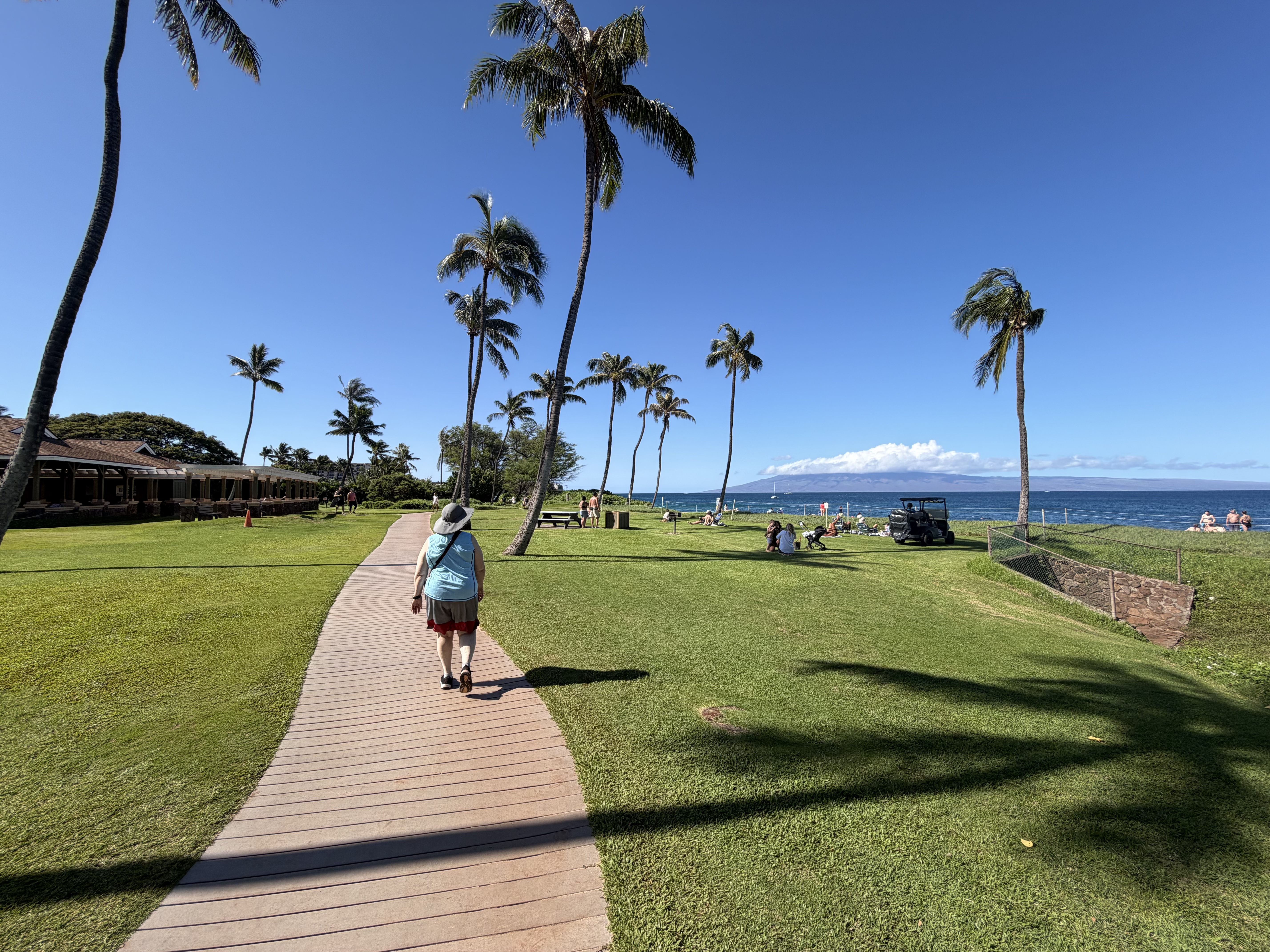 The scenery is spectacular on a clear day!