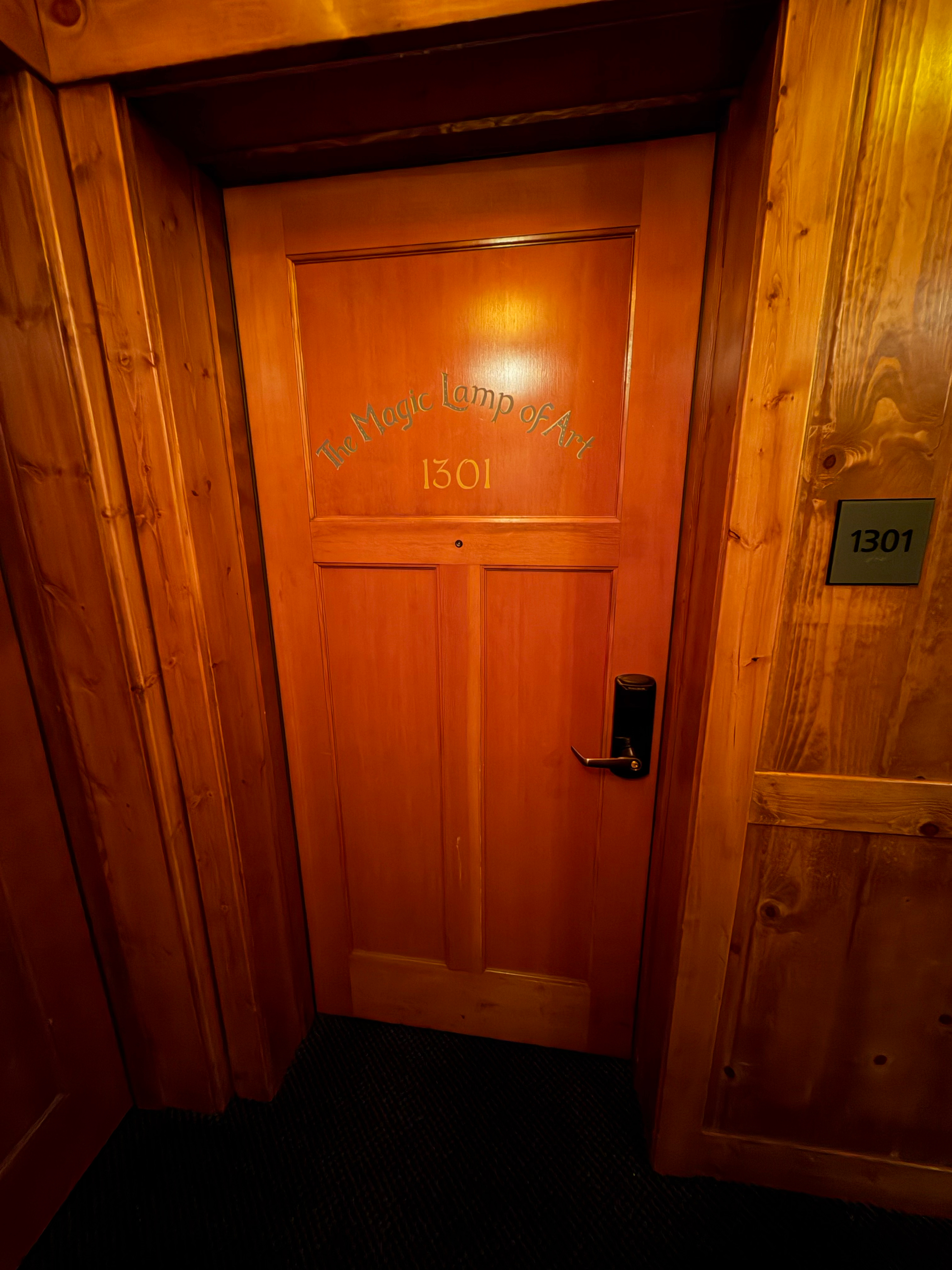 You feel cool staying in a room with a name on it ….