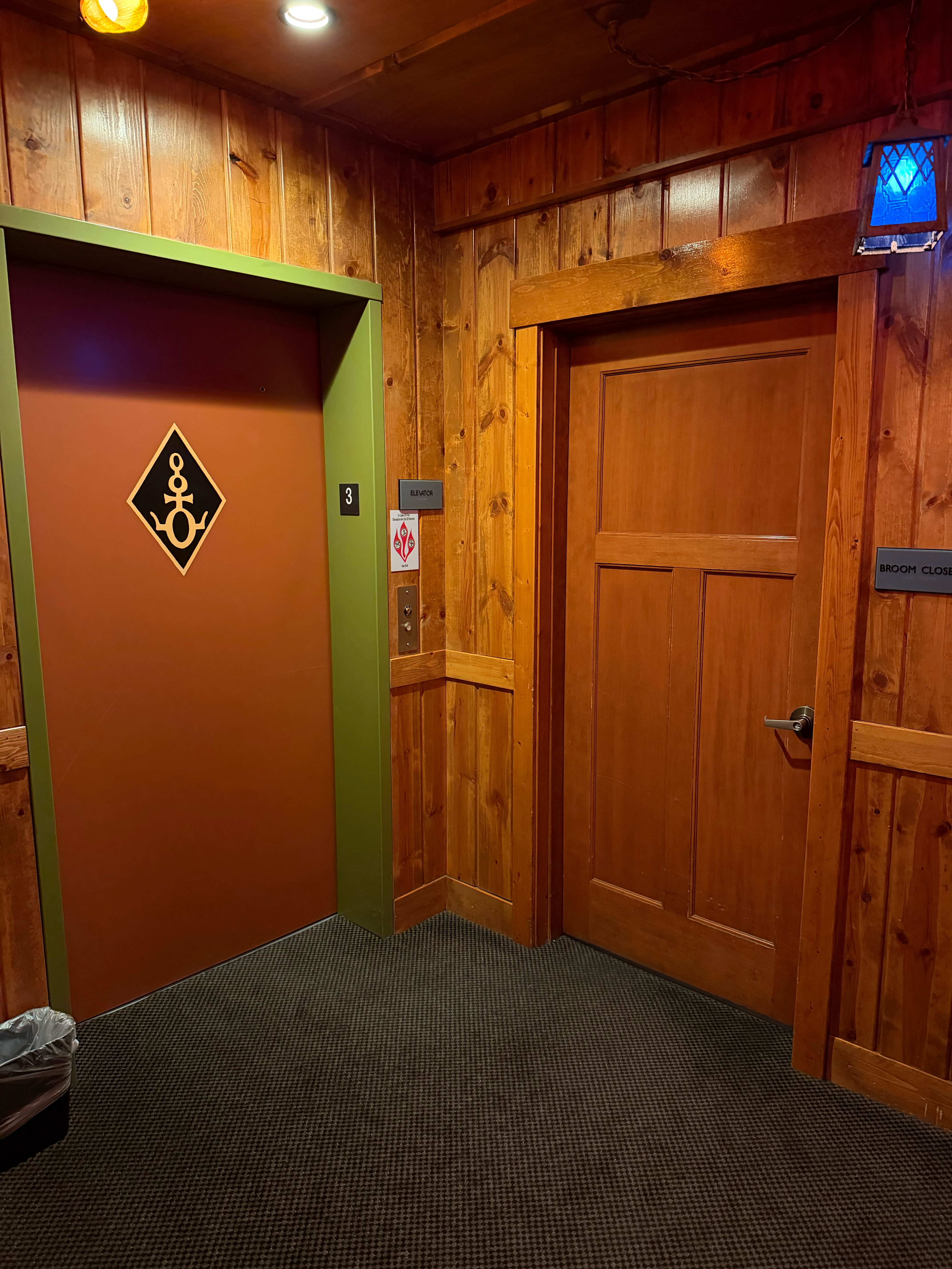 My second blue light in the “Art House”.