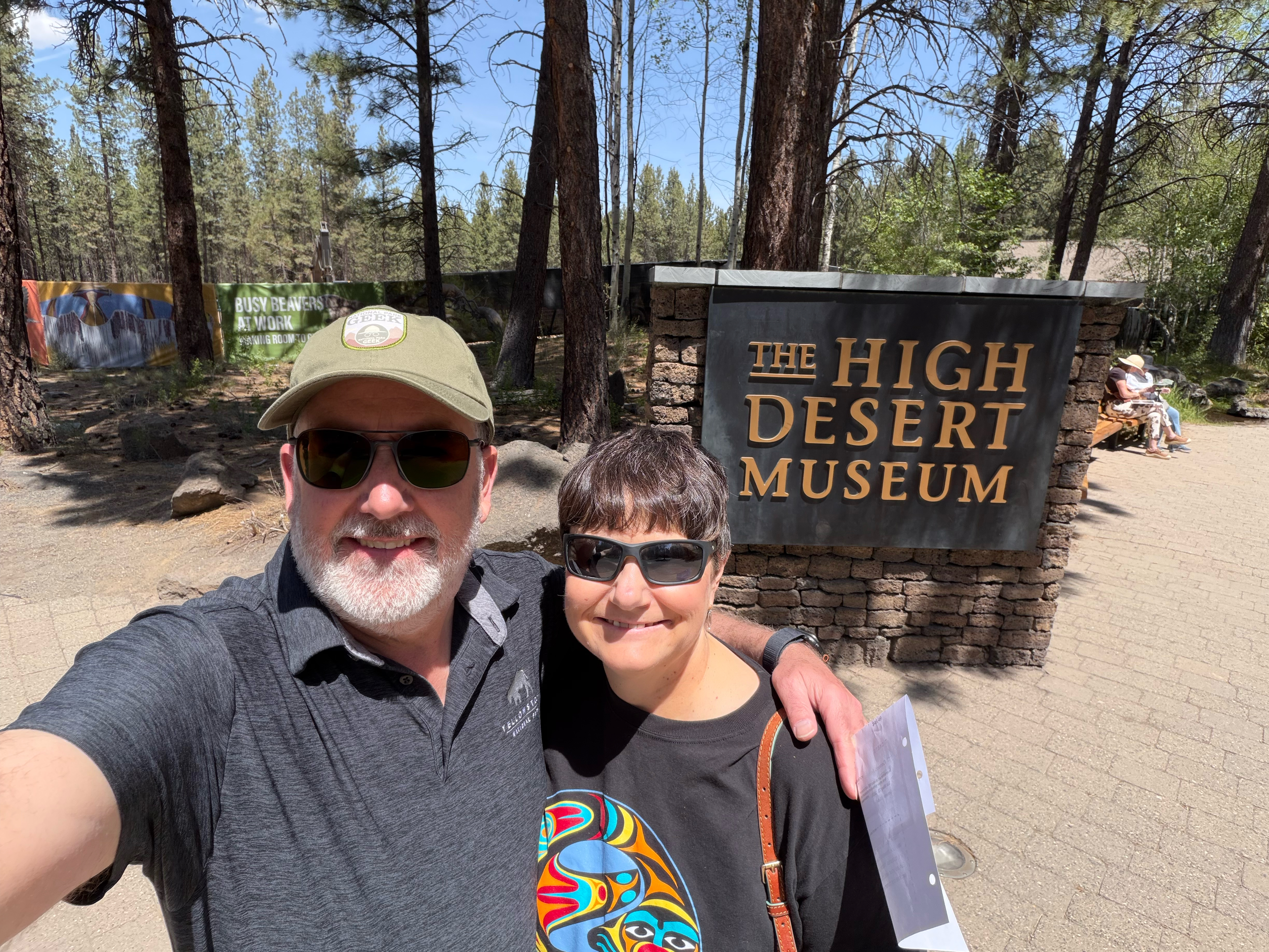 There is always time for a selfie with a museum sign! 