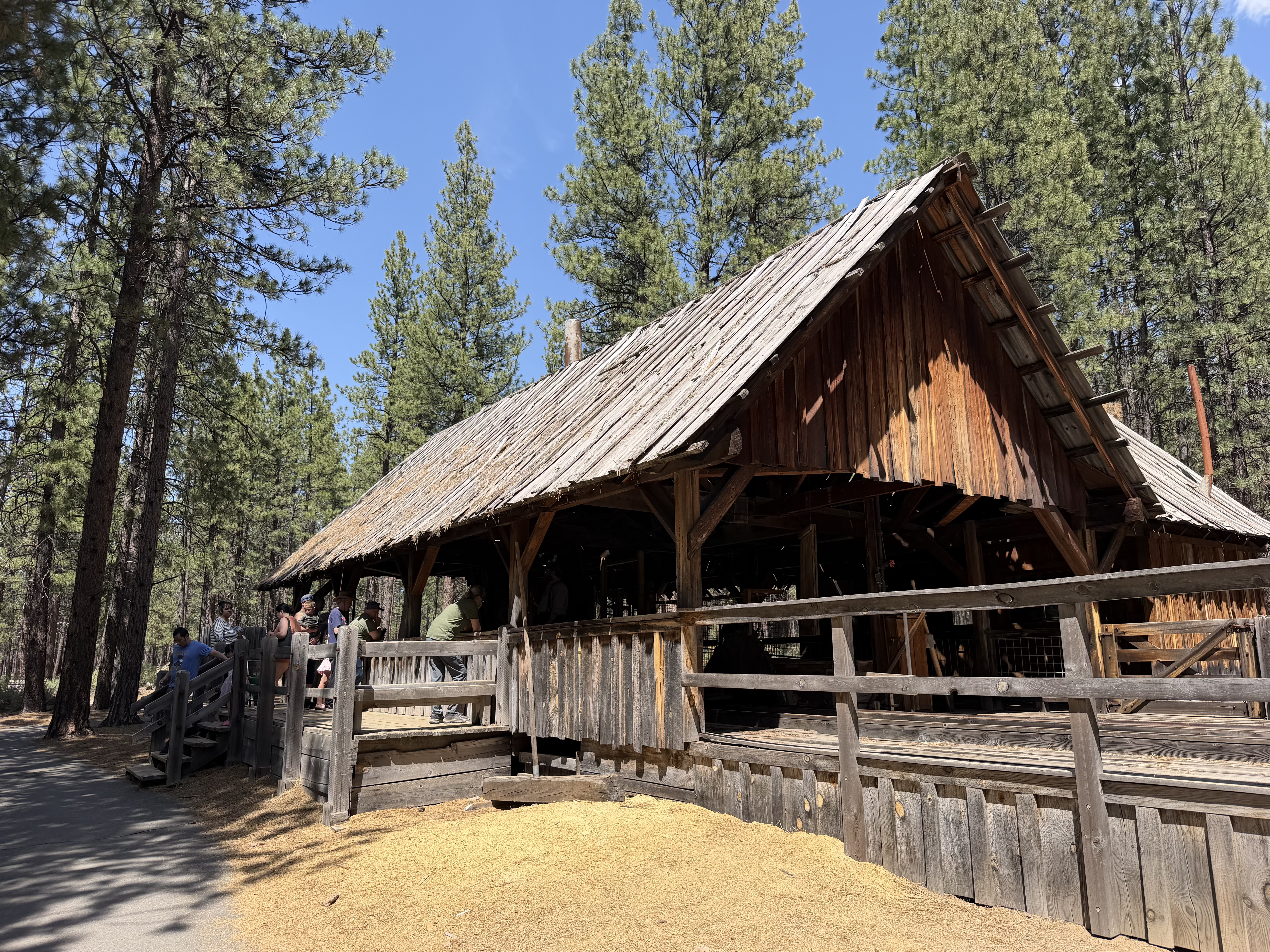 There is a nice historical Sears & Robuck sawmill at the outdoor section of the museum 