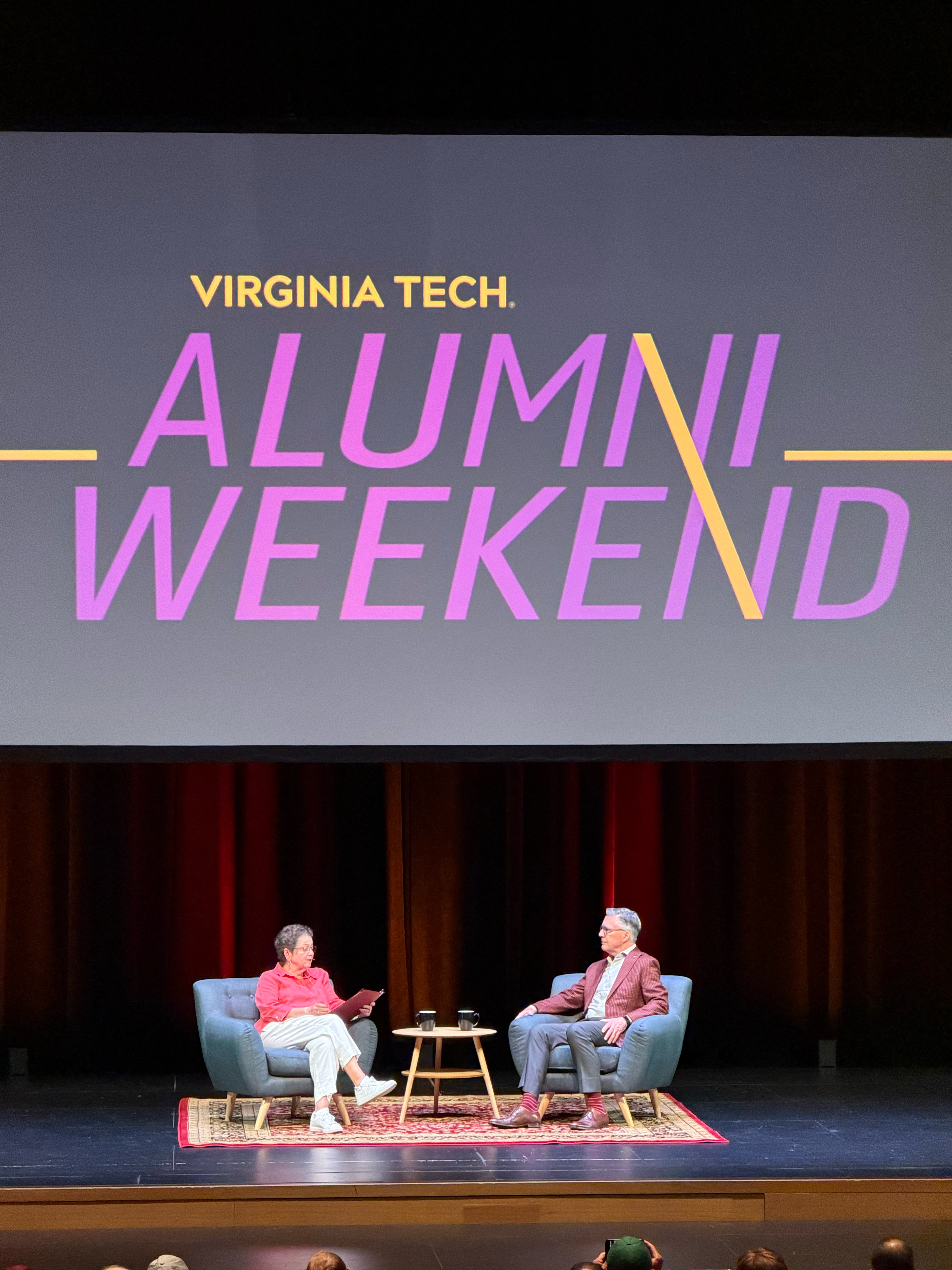 We enjoyed a Q&A with Virginia Tech President Tim Sands