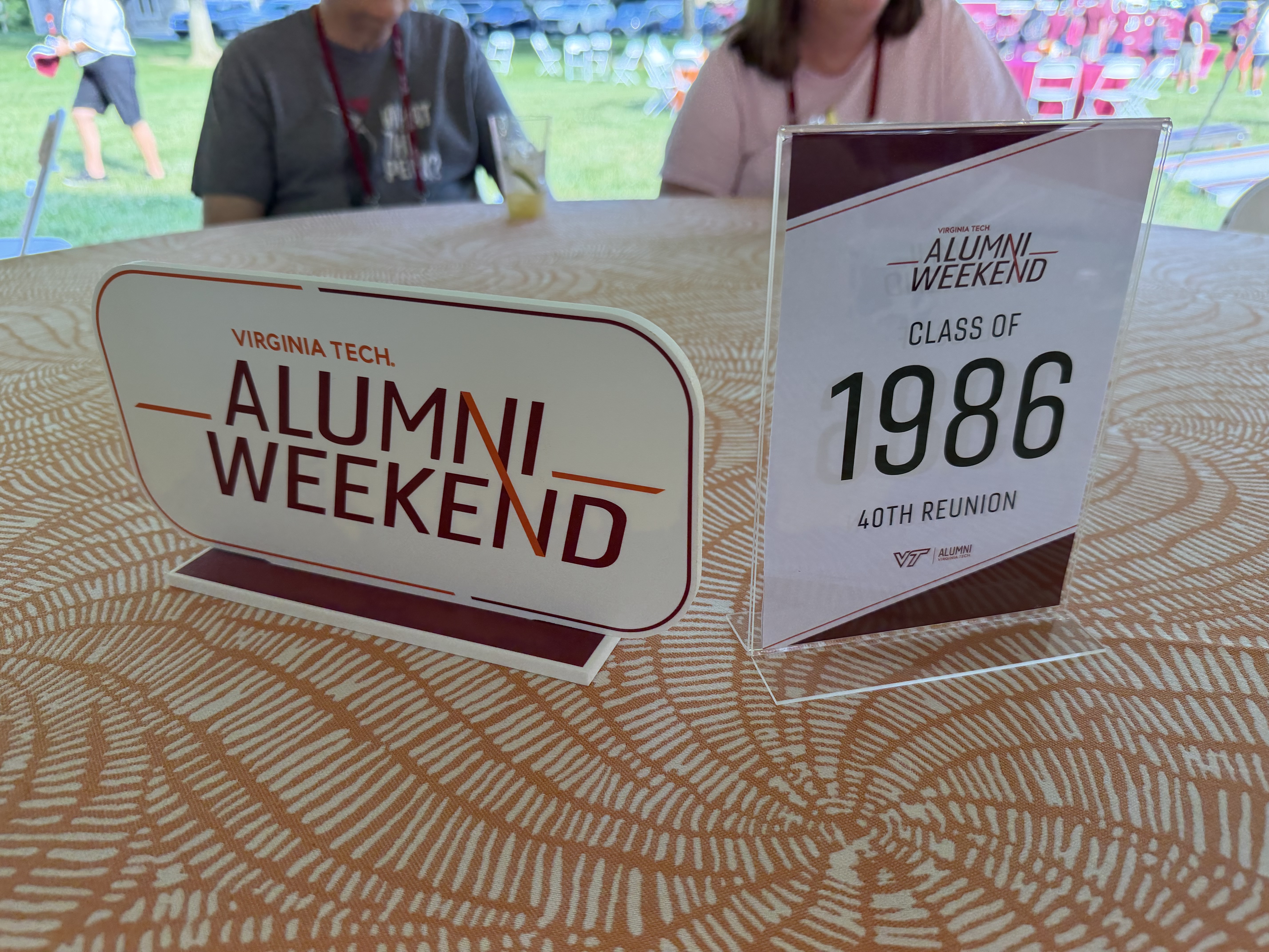 It was fun being with the Virginia Tech Class of 1986