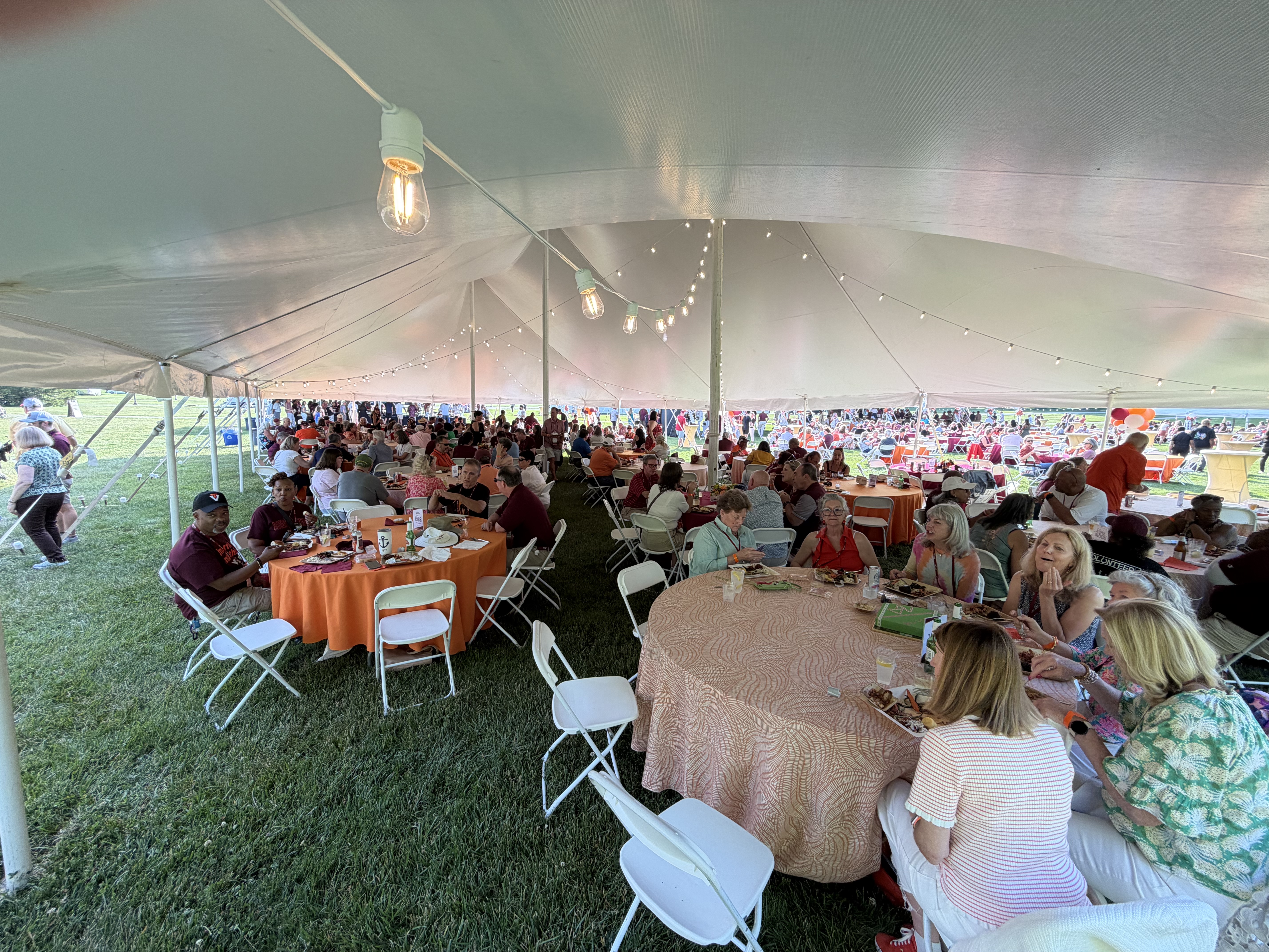 Having BBQ around the Drill Field with 1700 of our closest friends!