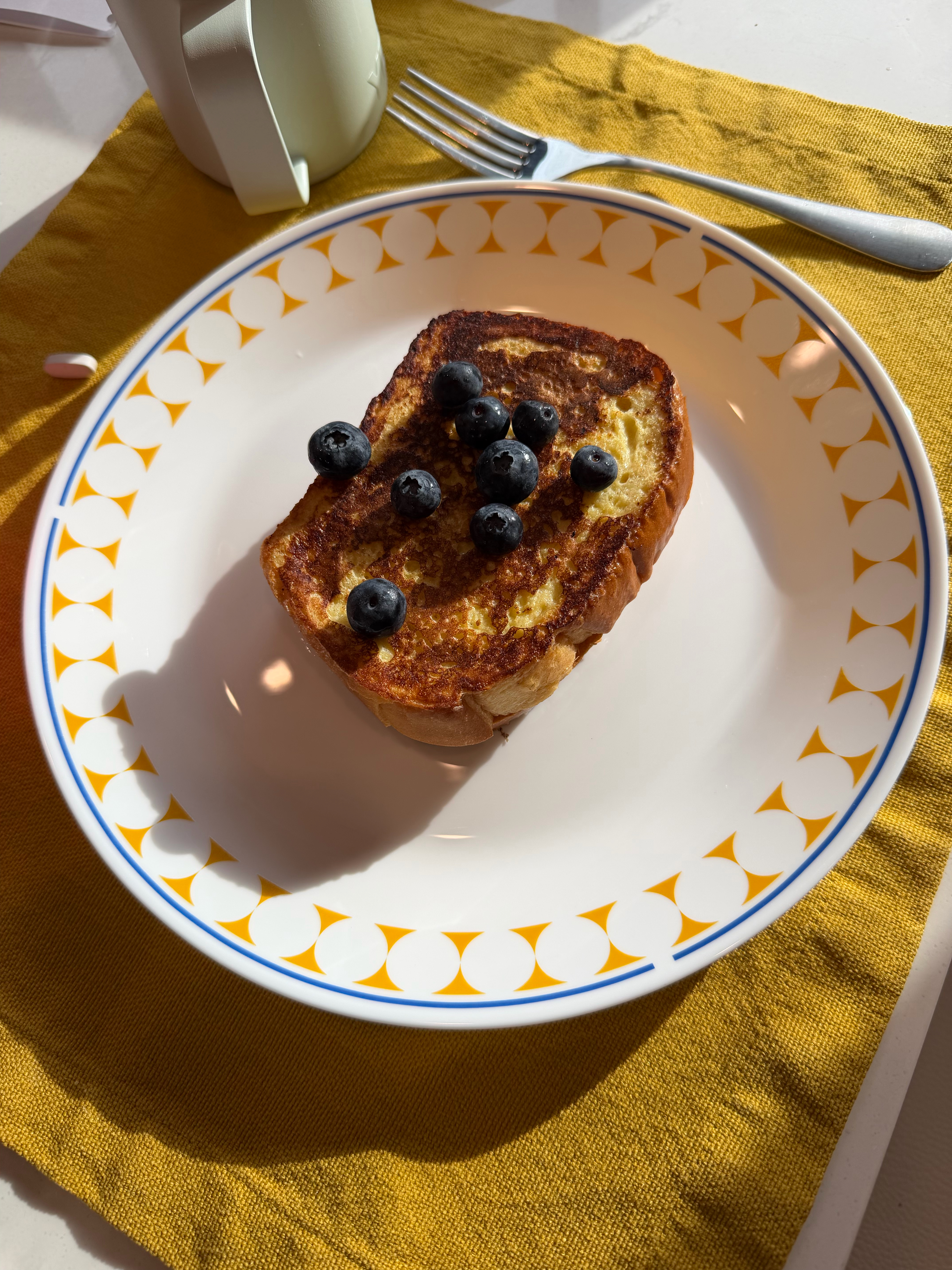 The stuffed French toast was really good and will be a regular item on longer trips in the future. 