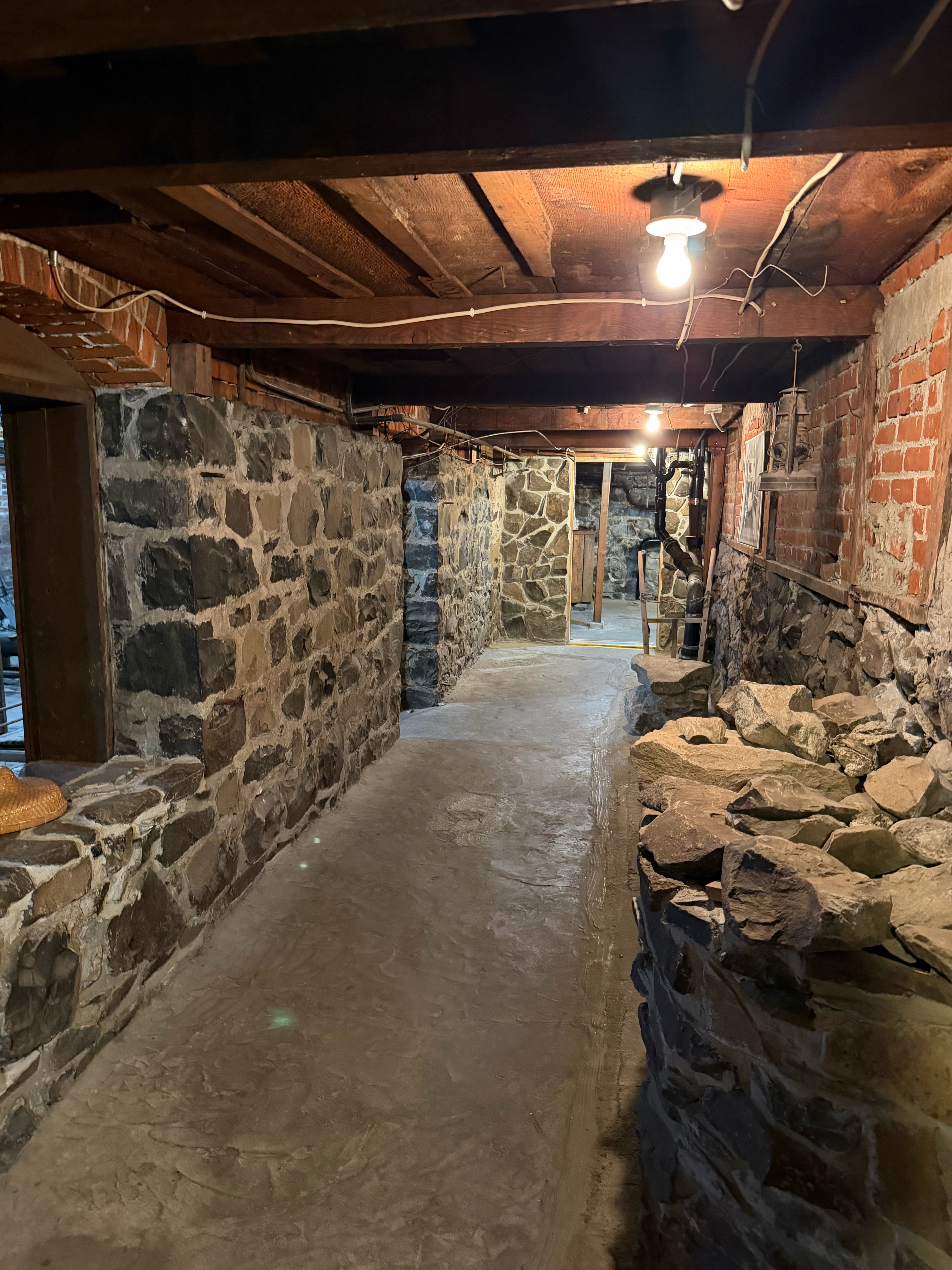 The tunnels were well constructed and are original from over 100 years ago. 