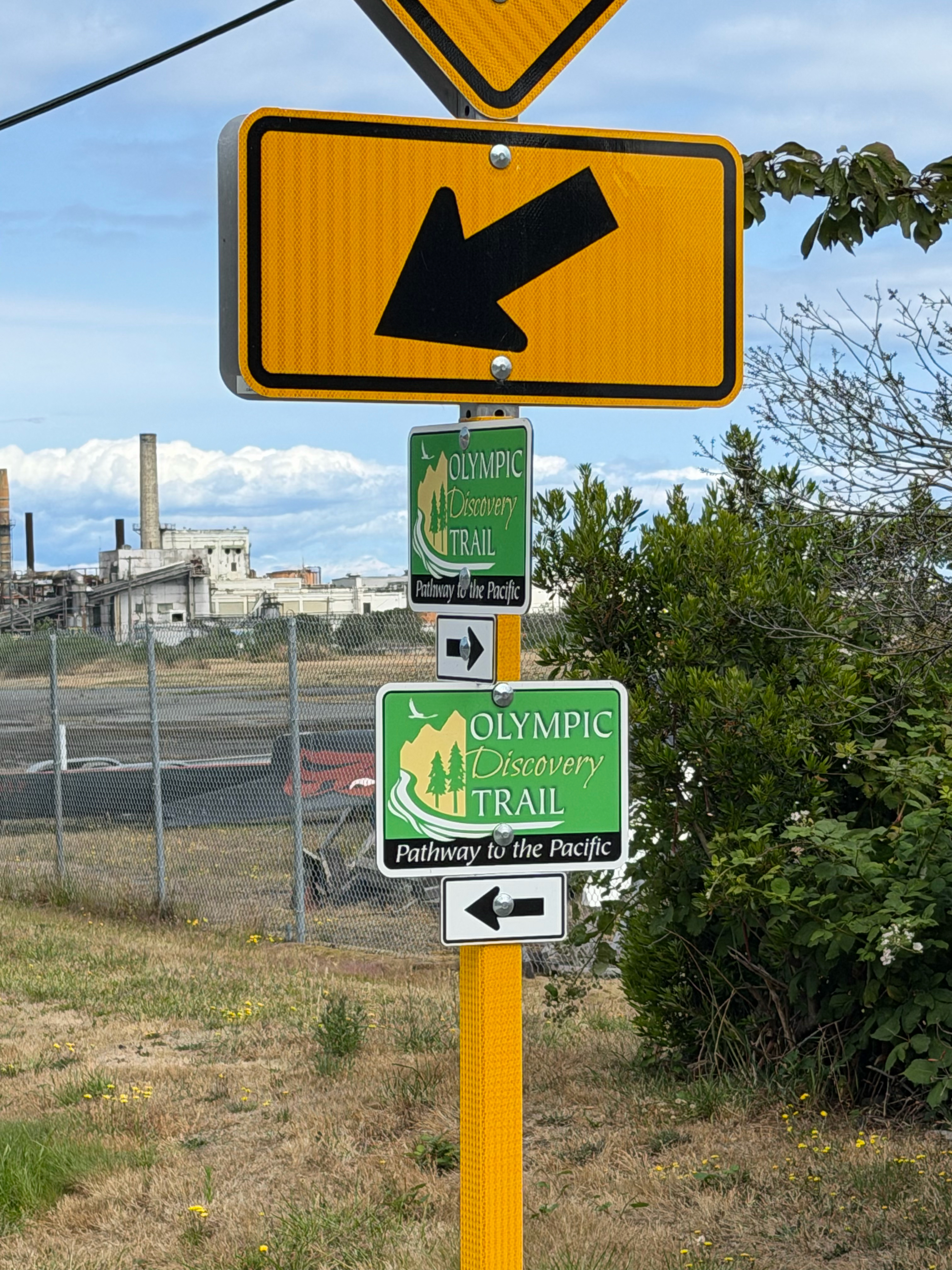 These signs were not always particularly obvious in Port Angeles