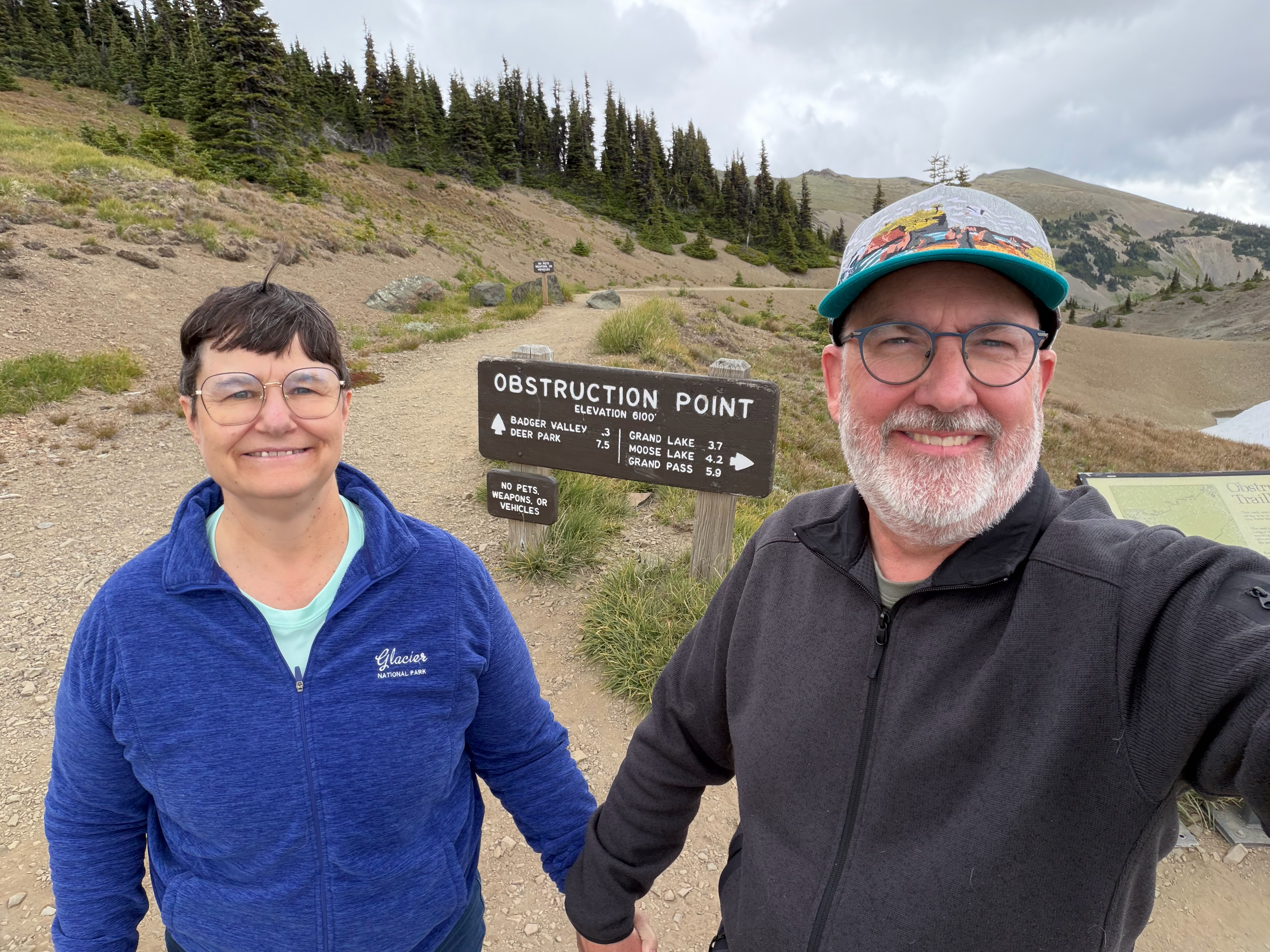 We made it to Obstruction Point! 
