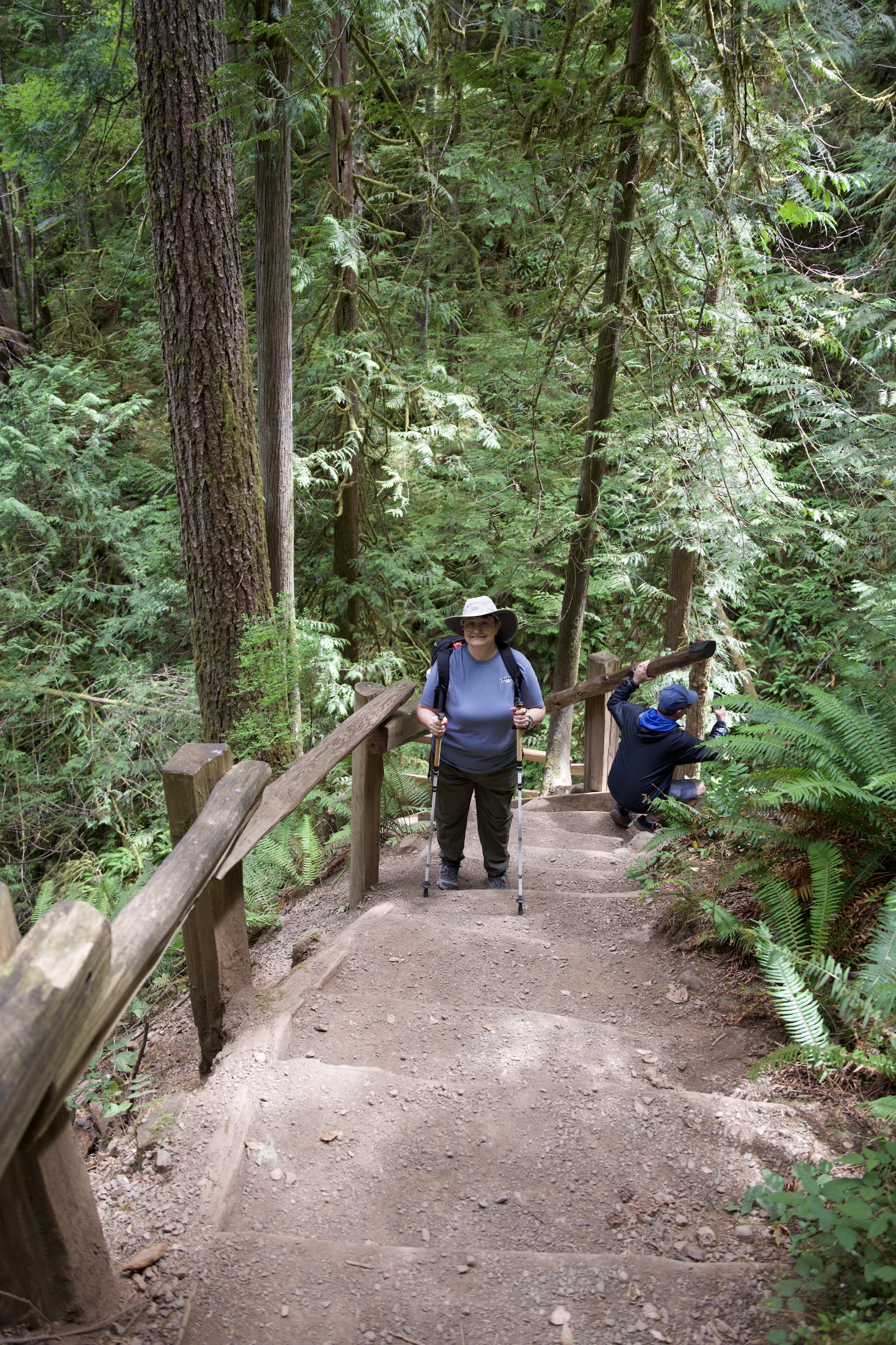Yes - it was pretty steep descending!