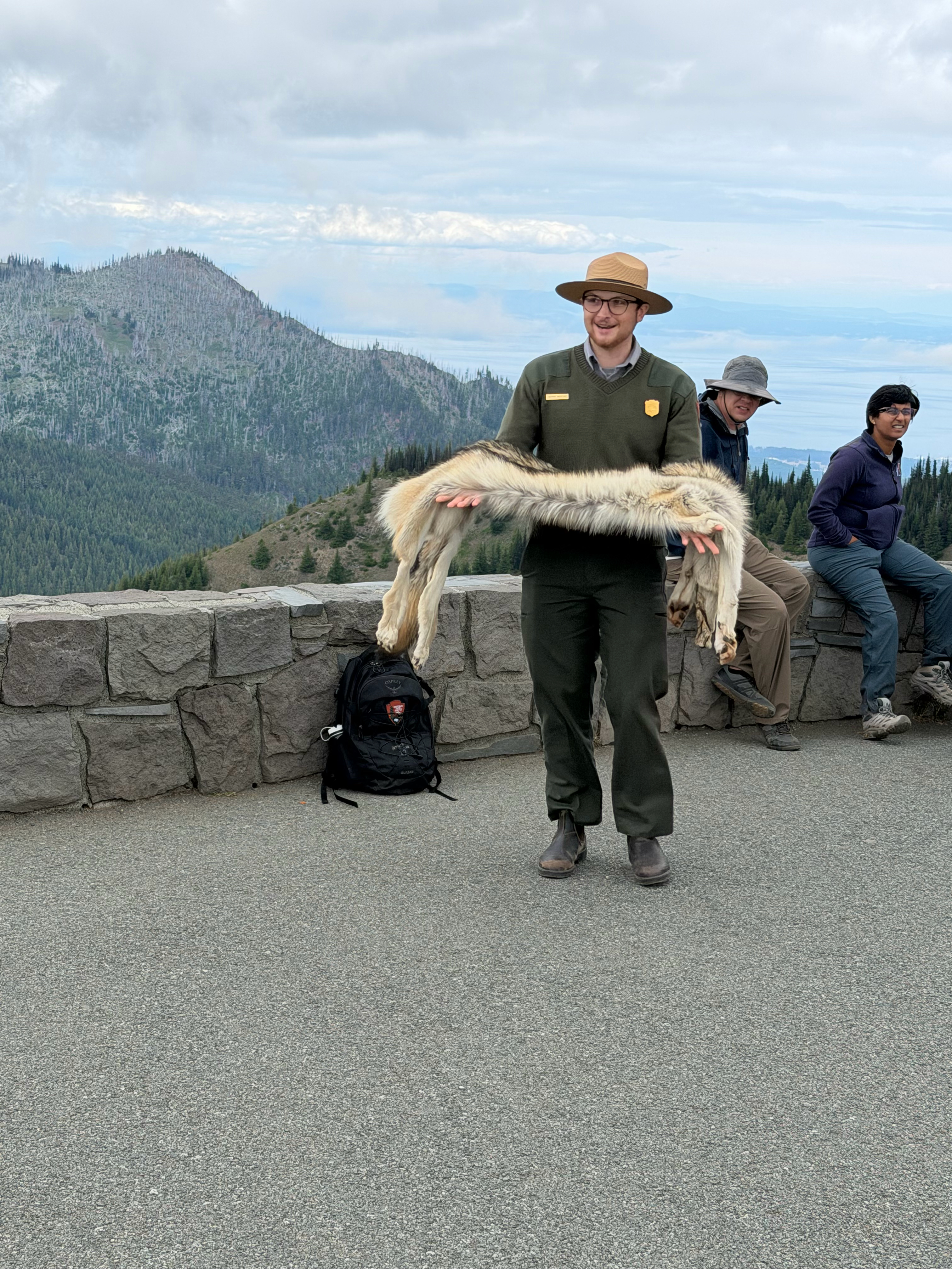 We enjoyed a 20 minute Ranger Talk about Olympic National Park