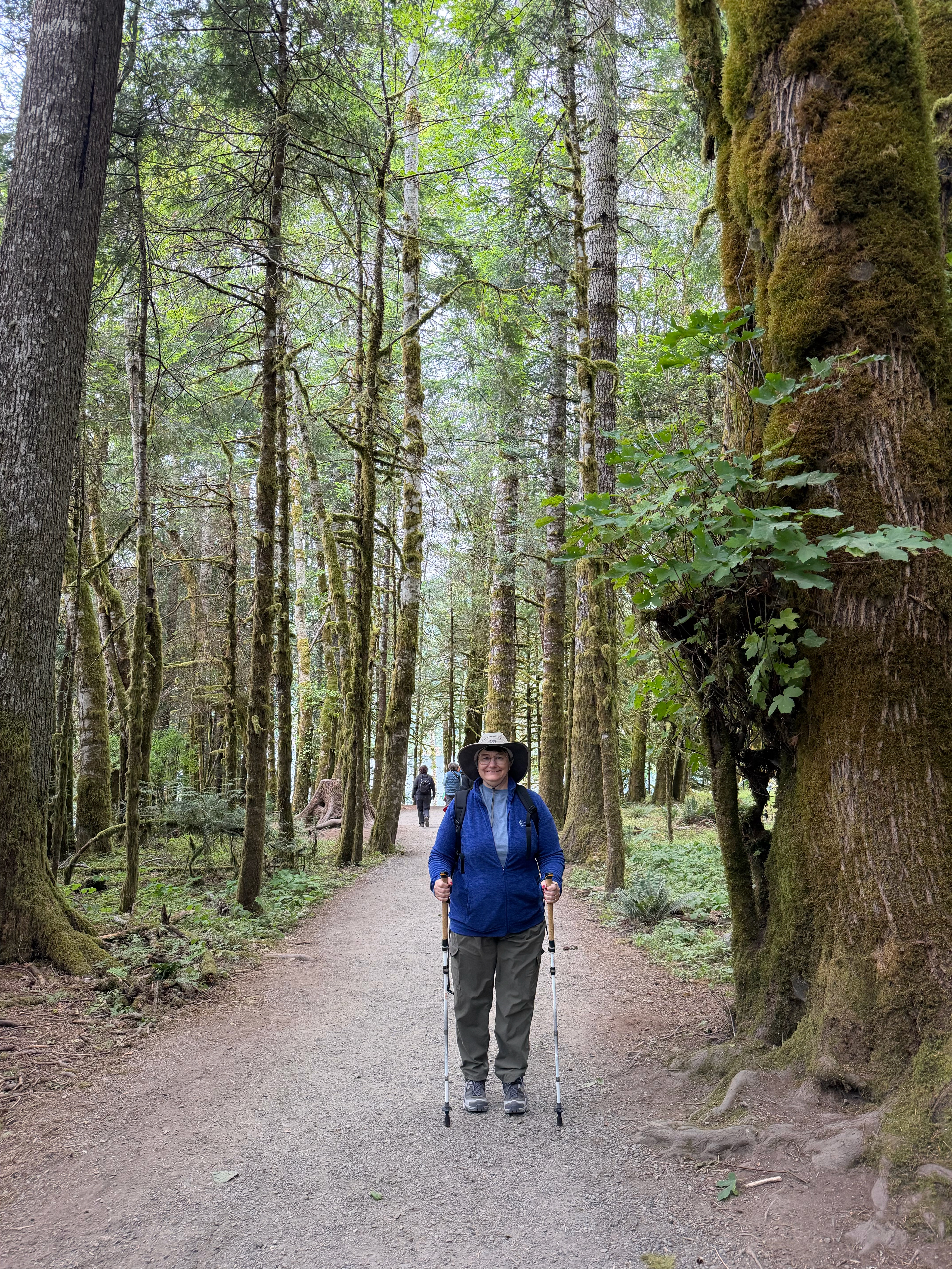 The vegetation was lush along the entire trail