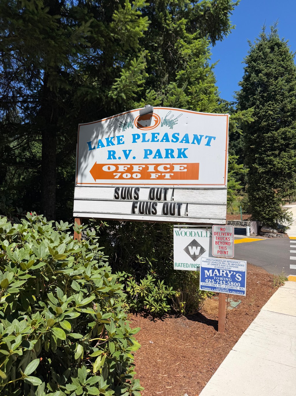 Urban RV Camping in Bothell, Washington – An Informal Review of Lake Pleasant RV&nbsp;Park