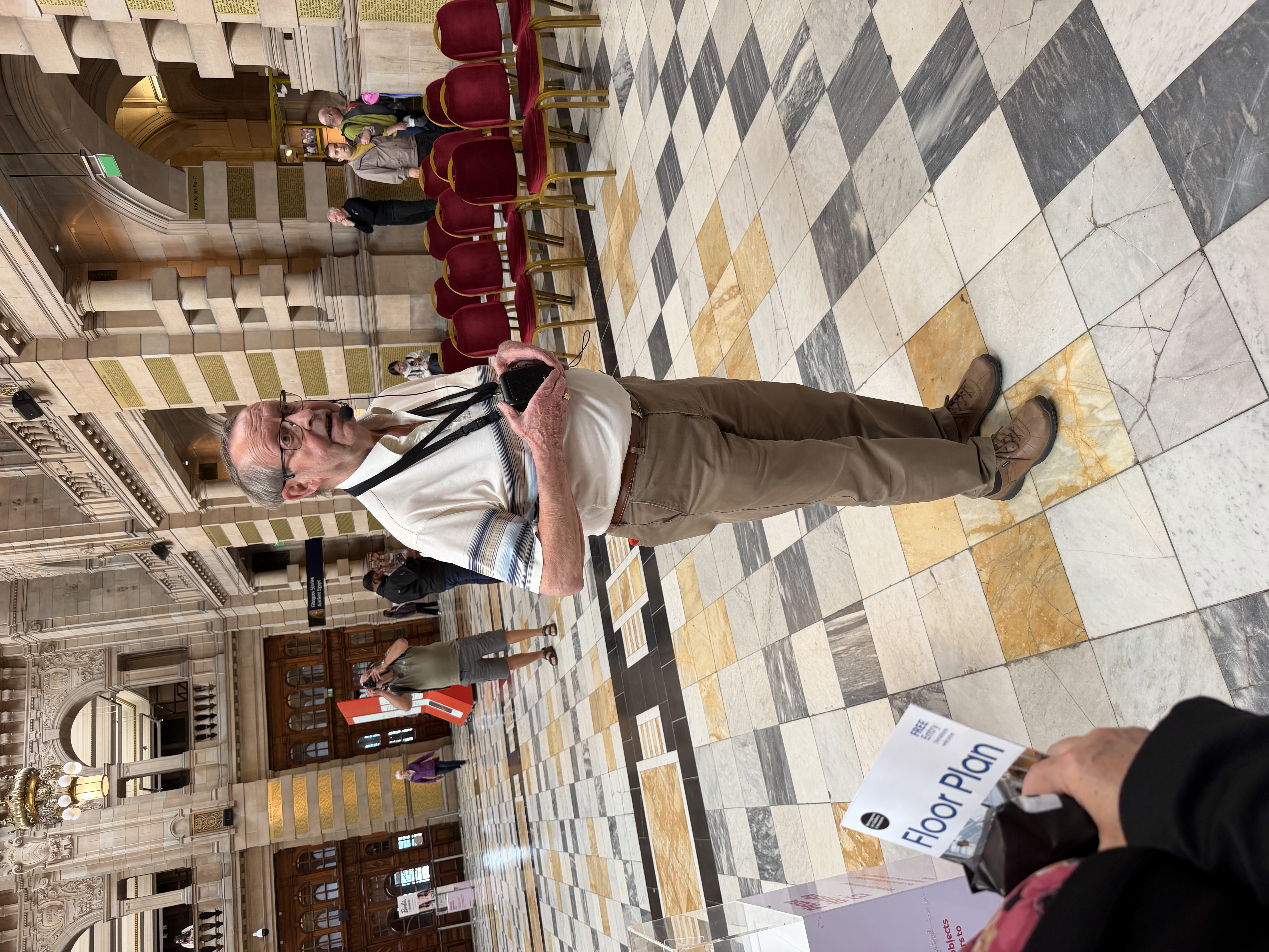 Our docent was knowledgeable and gave great commentary on the exhibits