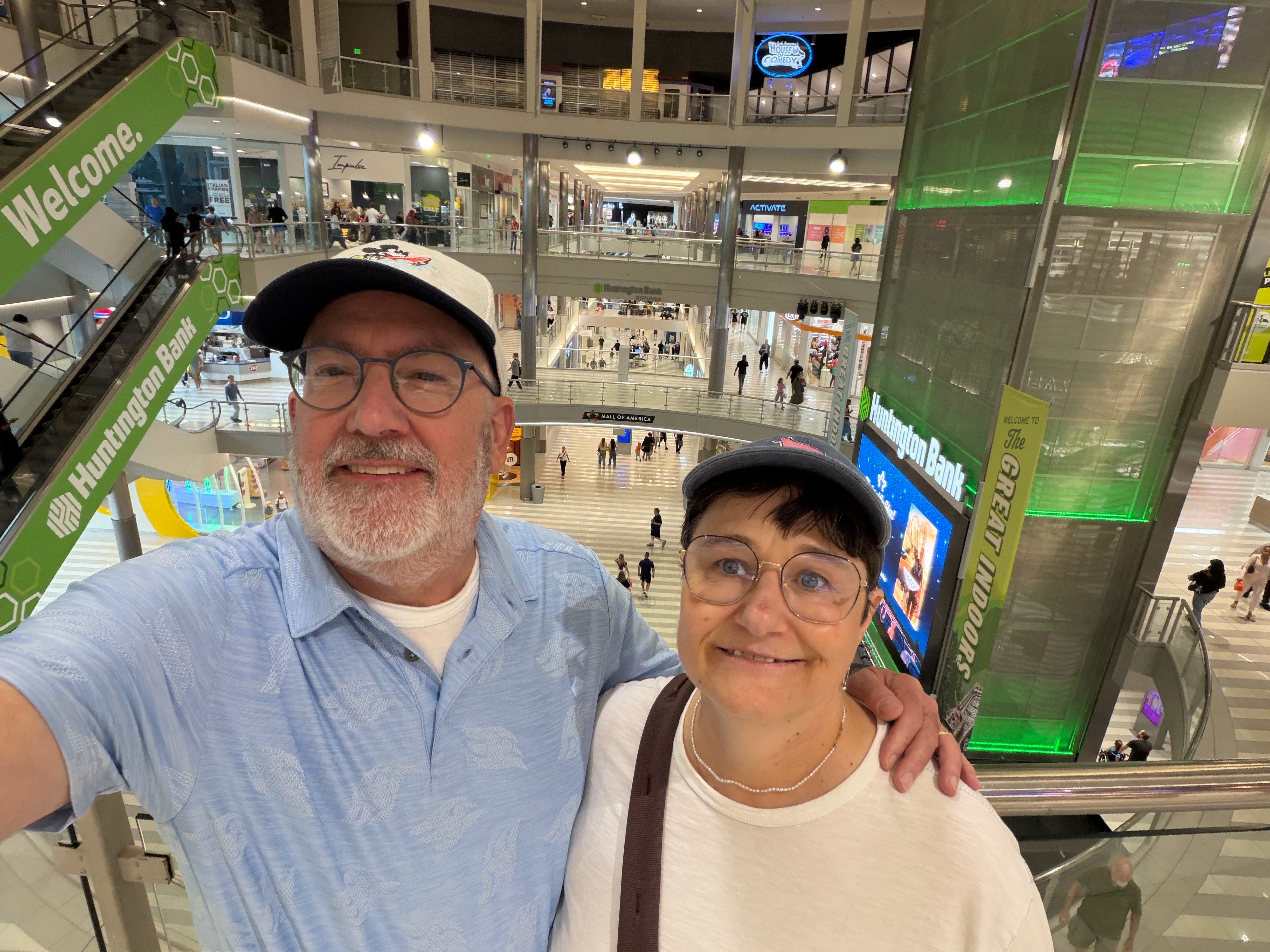 Our official “Mall of America” selfie. 