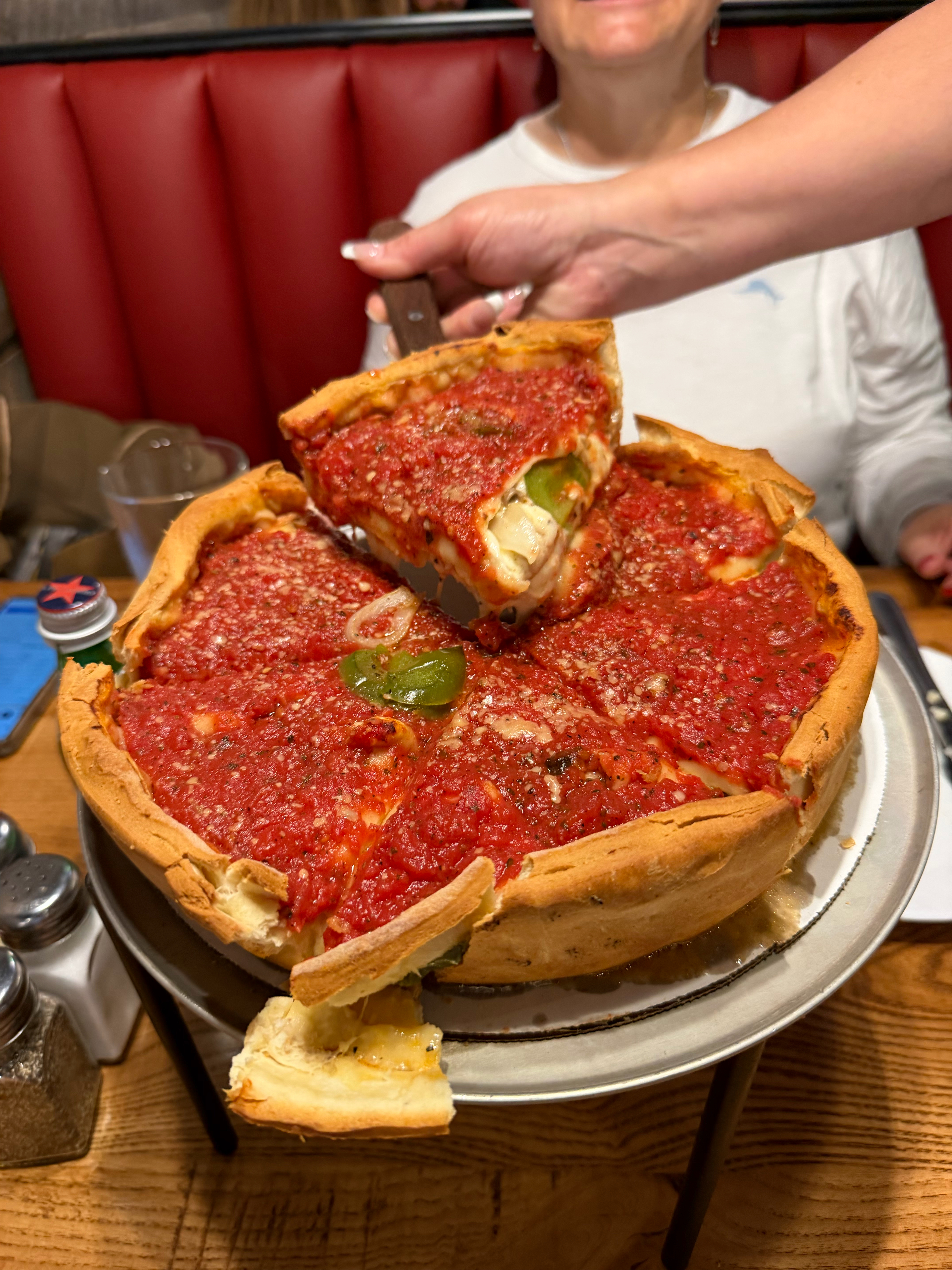 This pizza was amazing … the last time I had this was a decade ago in Chicago
