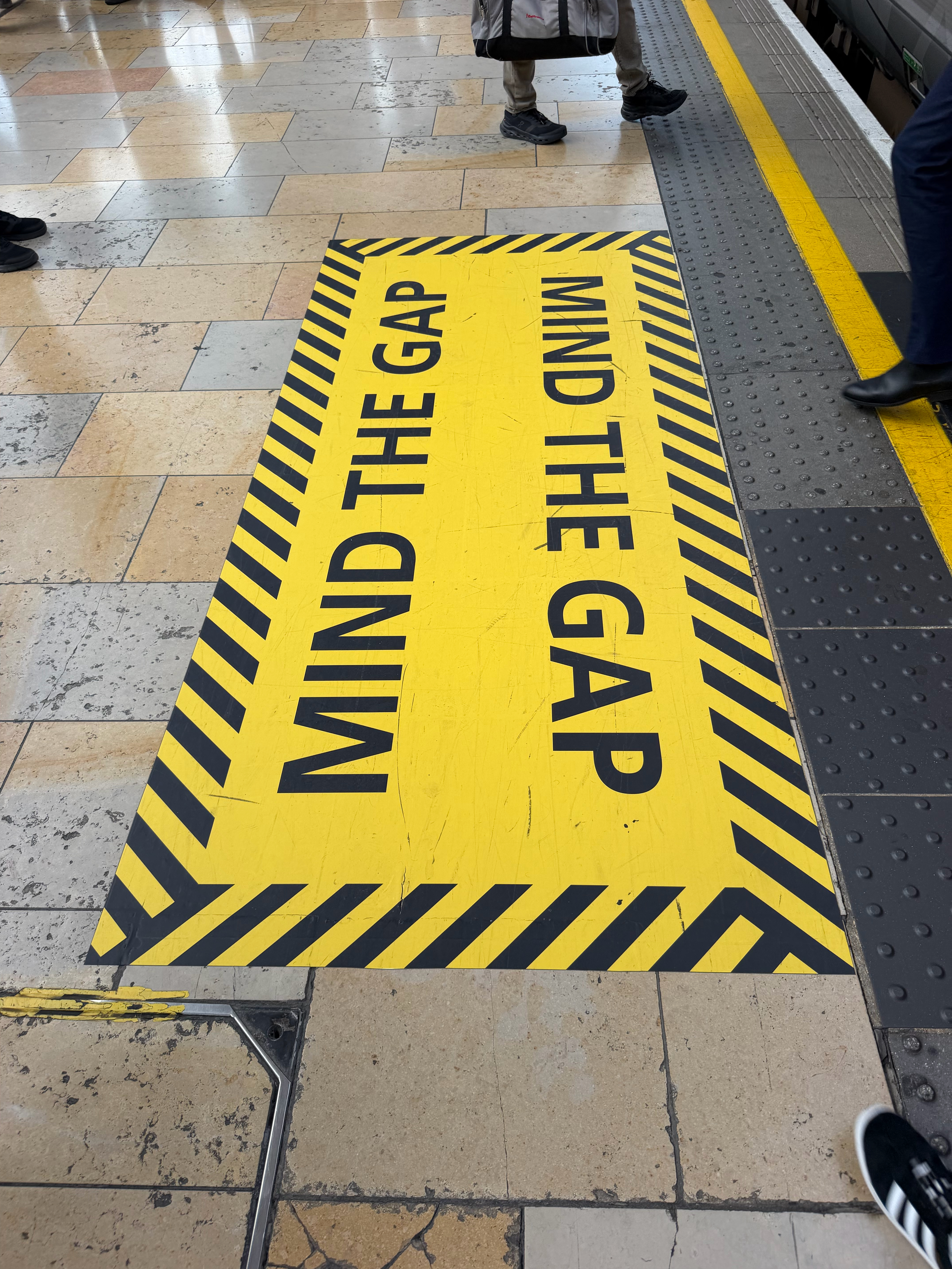 “Mind the Gap” - need I say more …. 