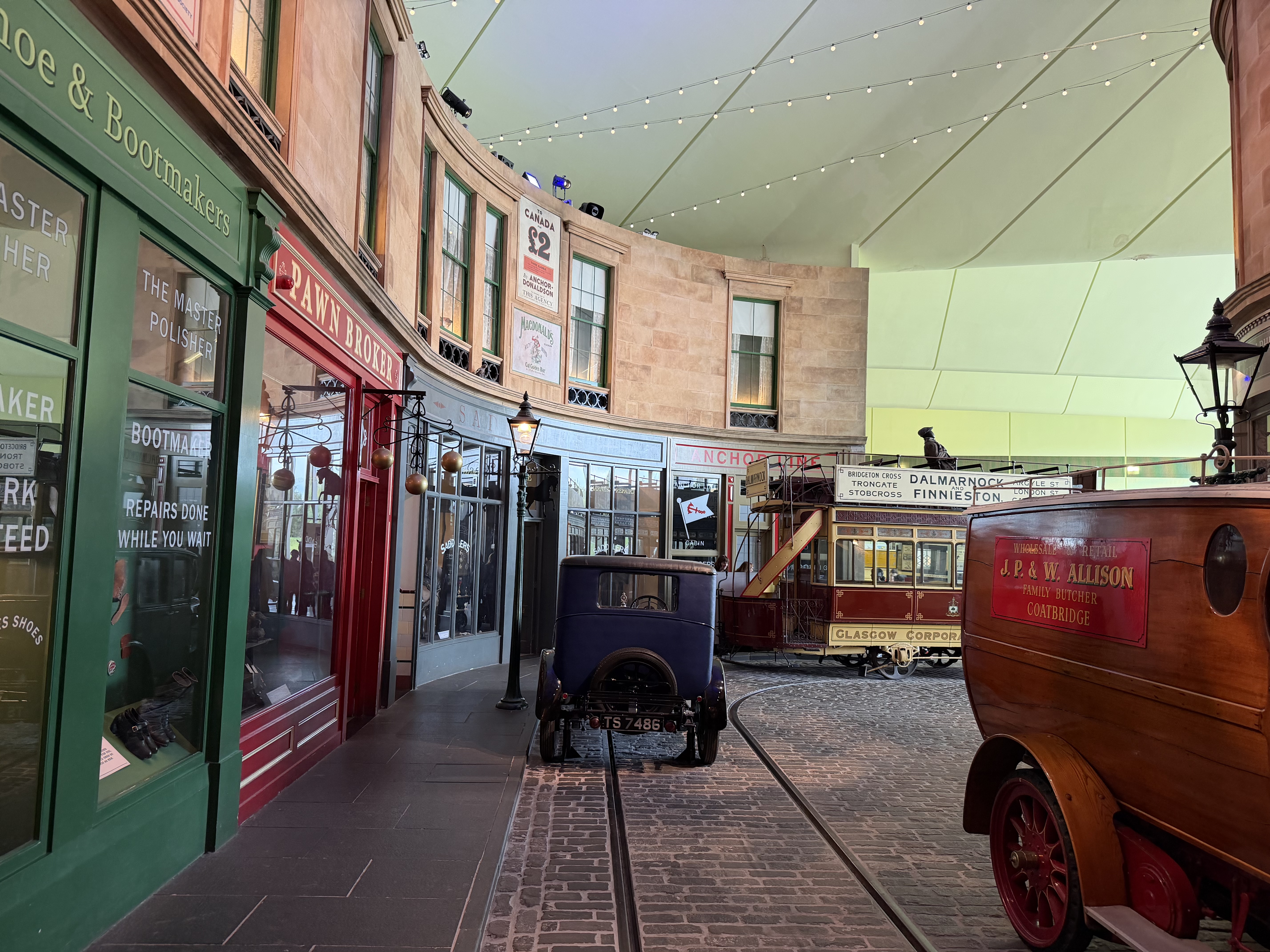 The century ago street mock-up was one of our favorites