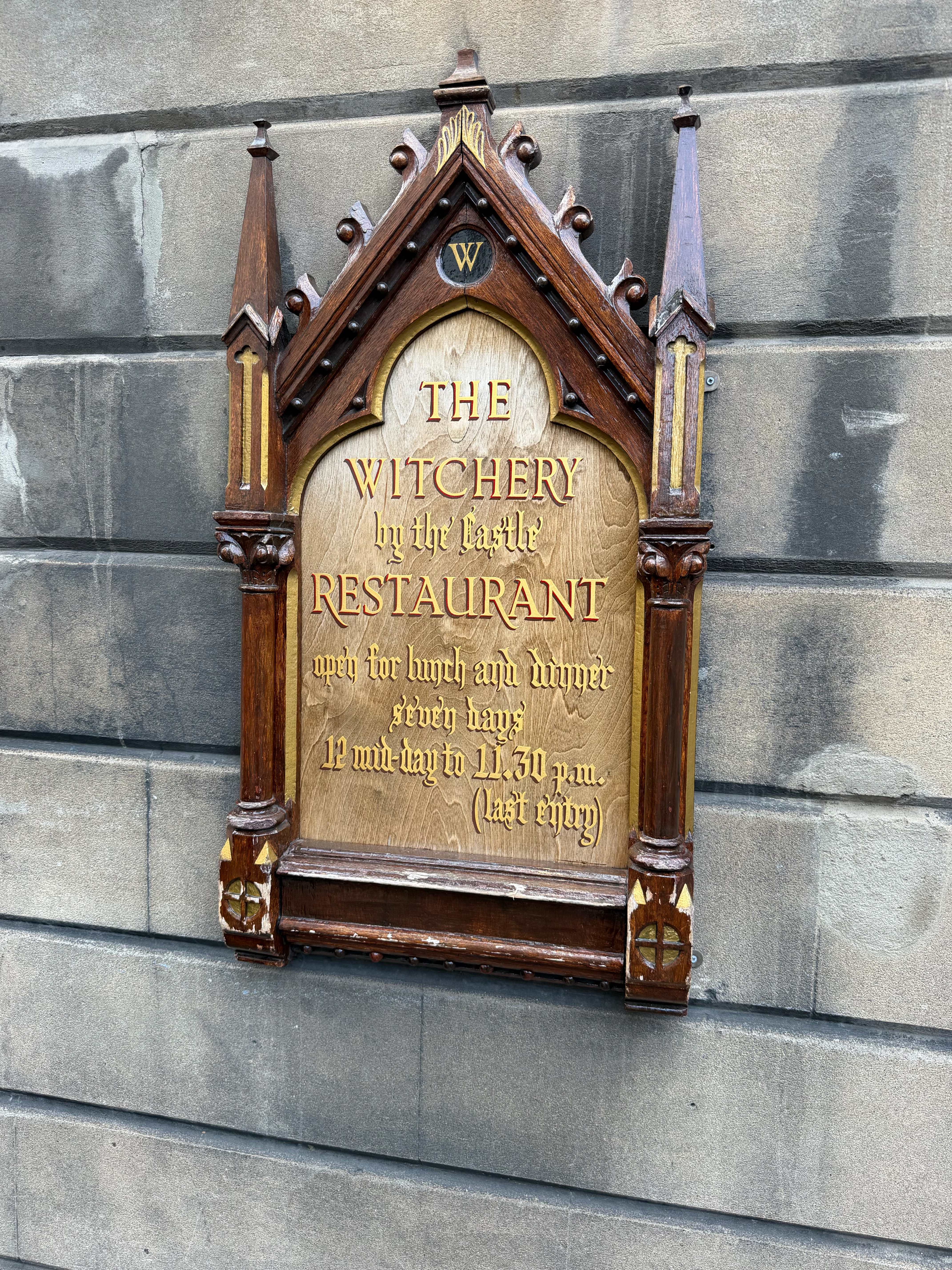 What a great name for a restaurant - The Witchery!