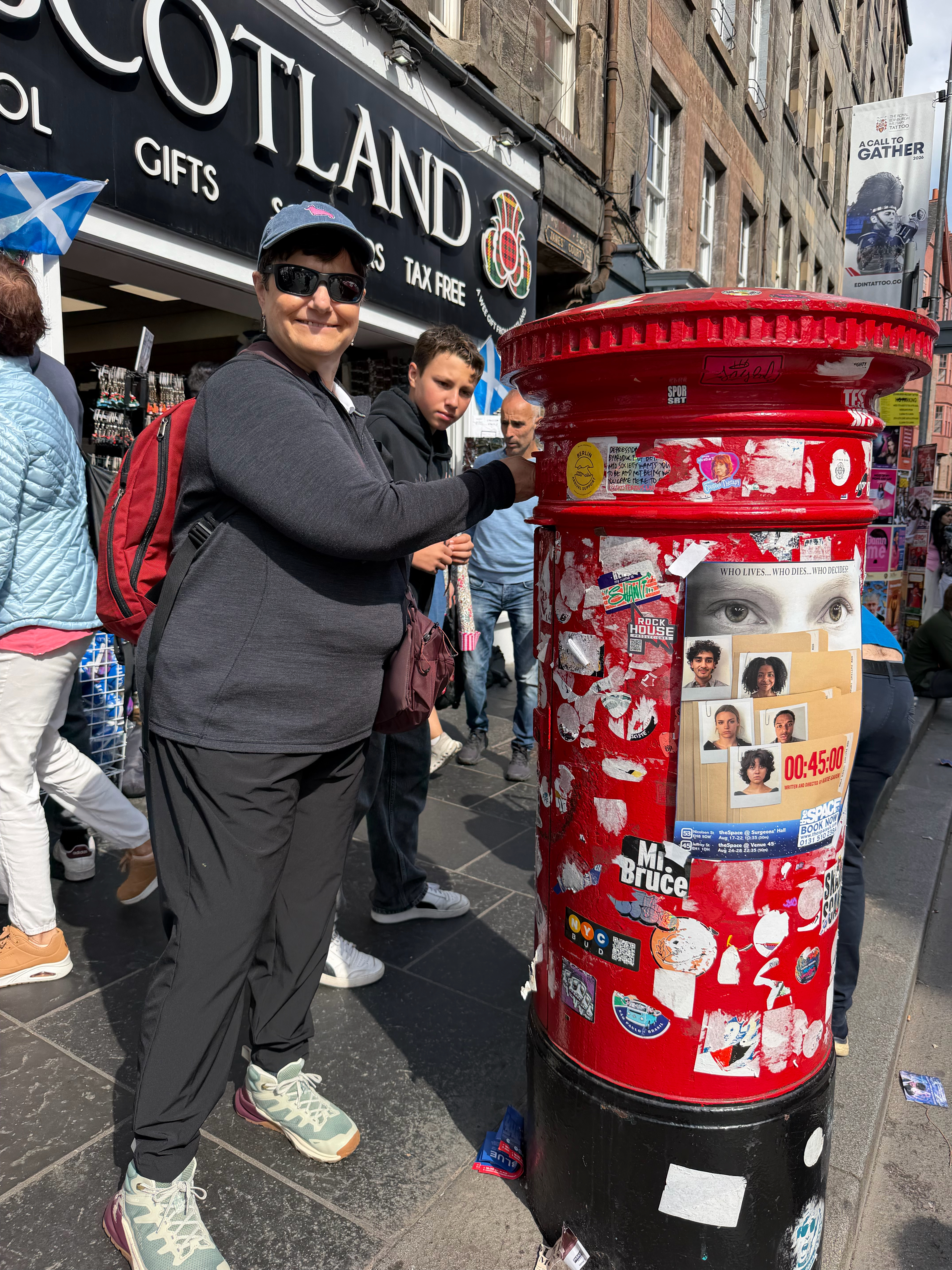 I will bet we will make it back to the U.S. before the postcards do! 