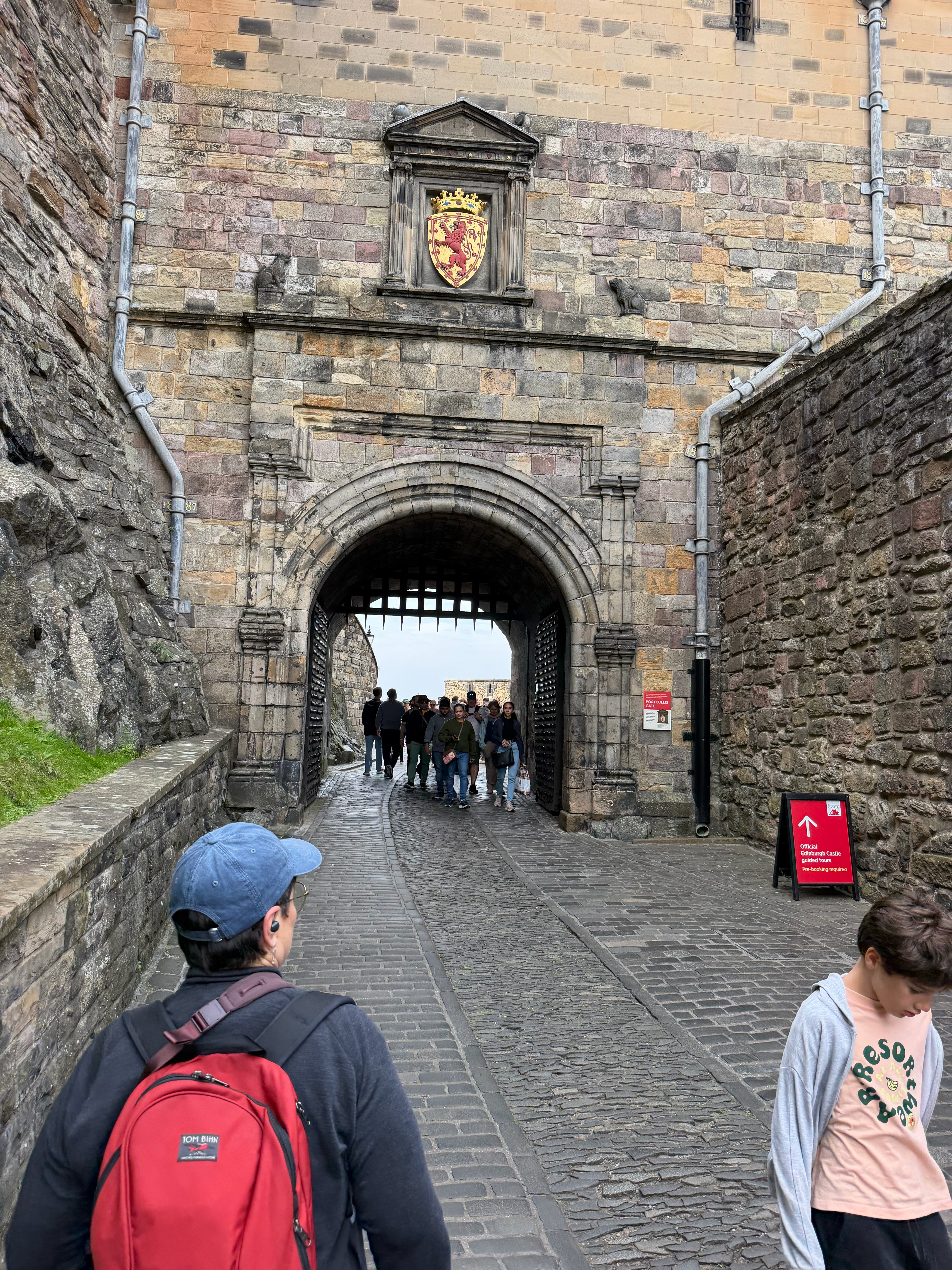 The entry to Edinburgh Castle! 
