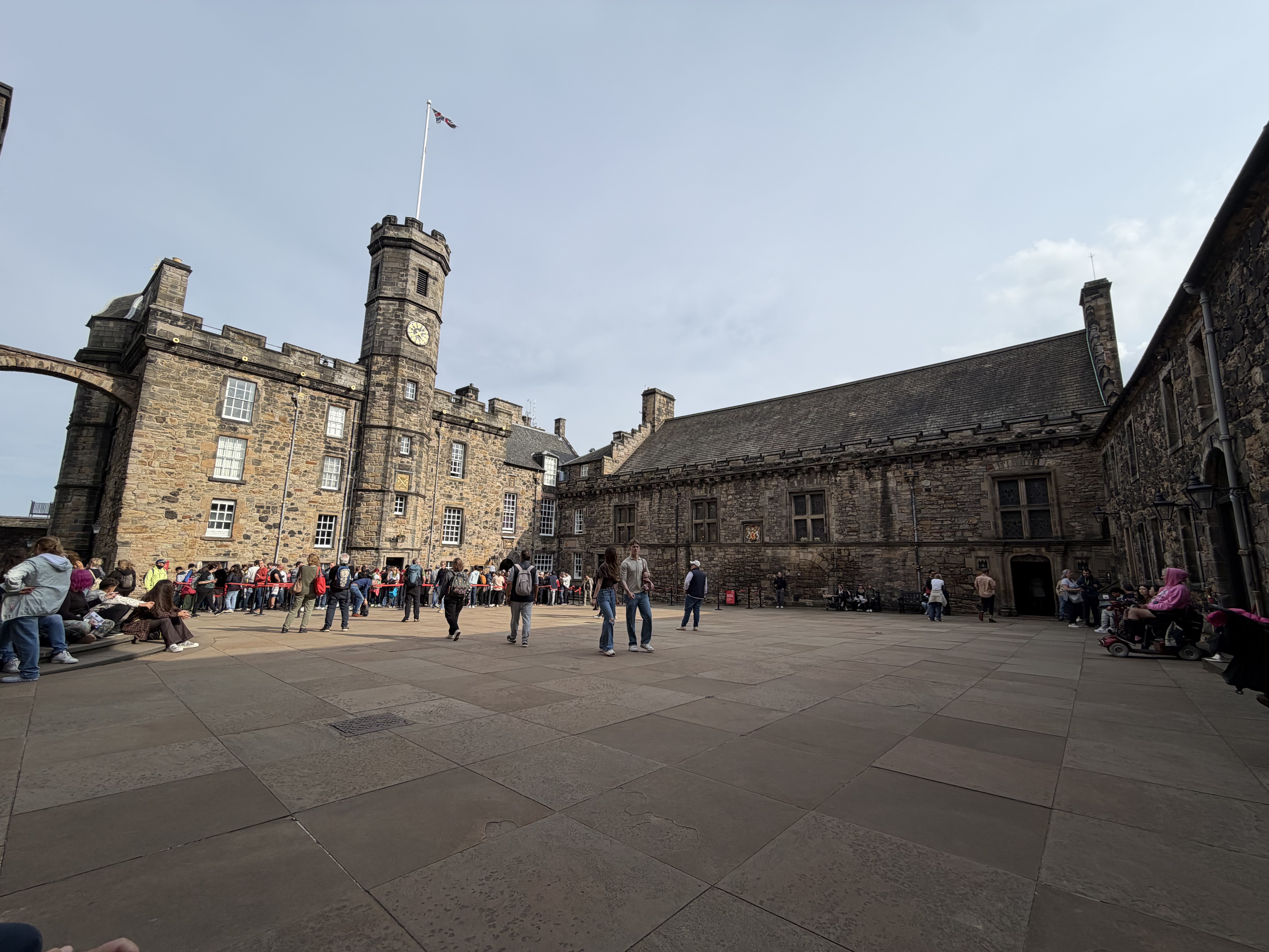The Courtyard outside of the Scottish Royal Palace